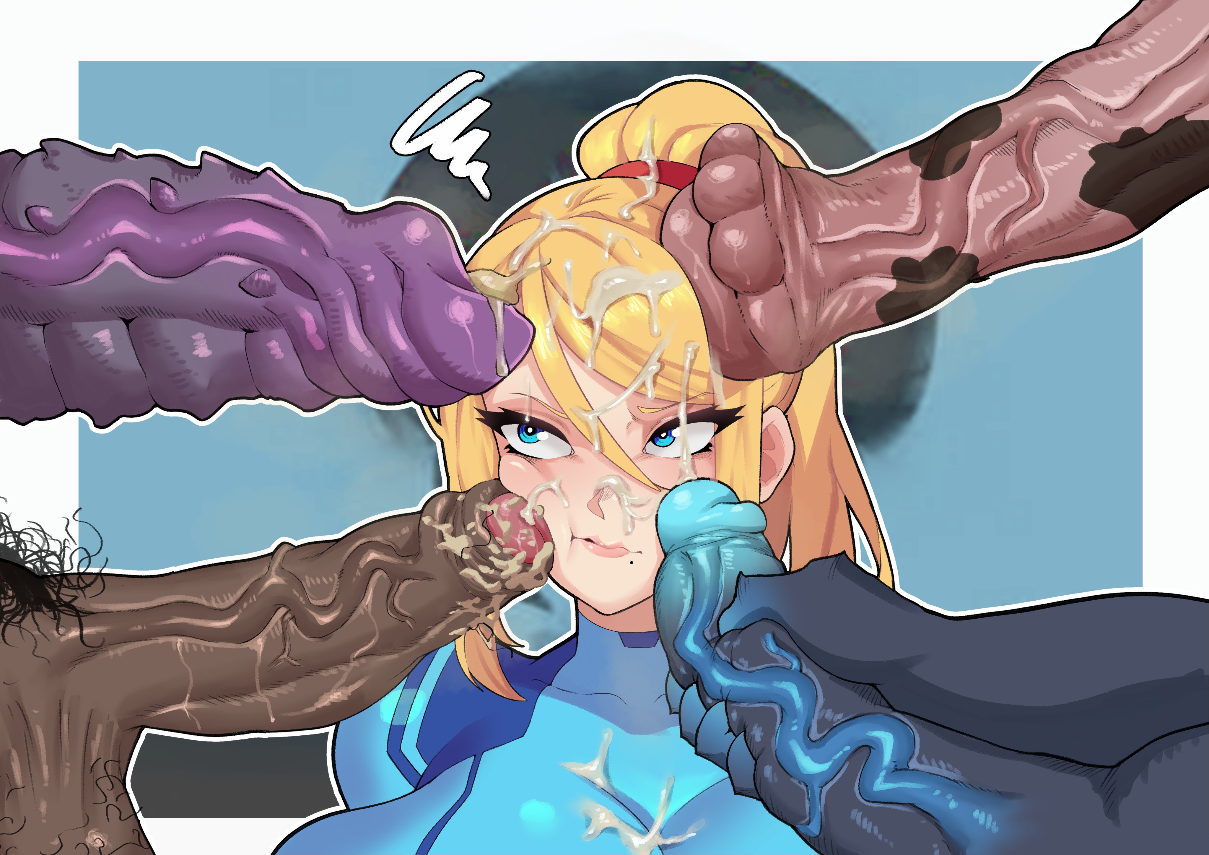 Dark Samus (Metroid) Rule 34 Image