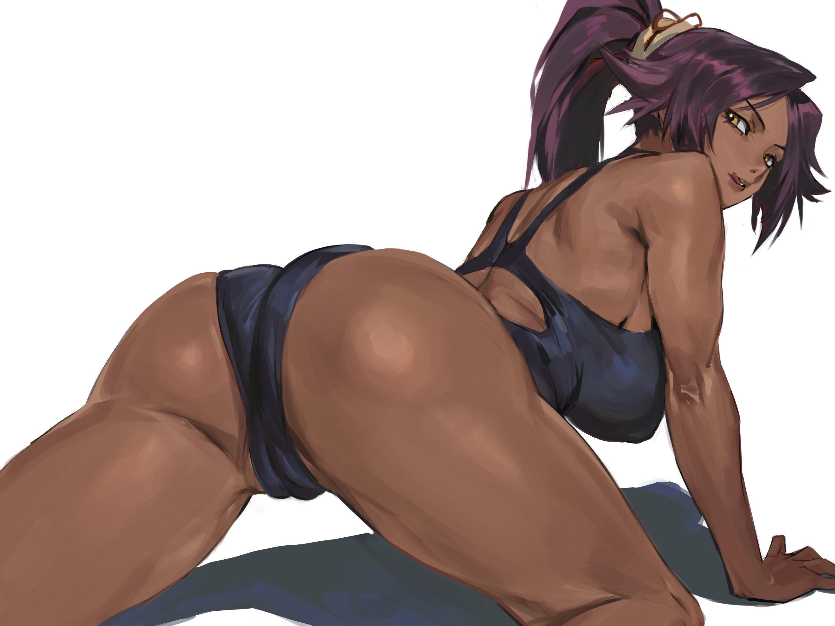 Shihouin Yoruichi (Bleach) Rule 34 Image
