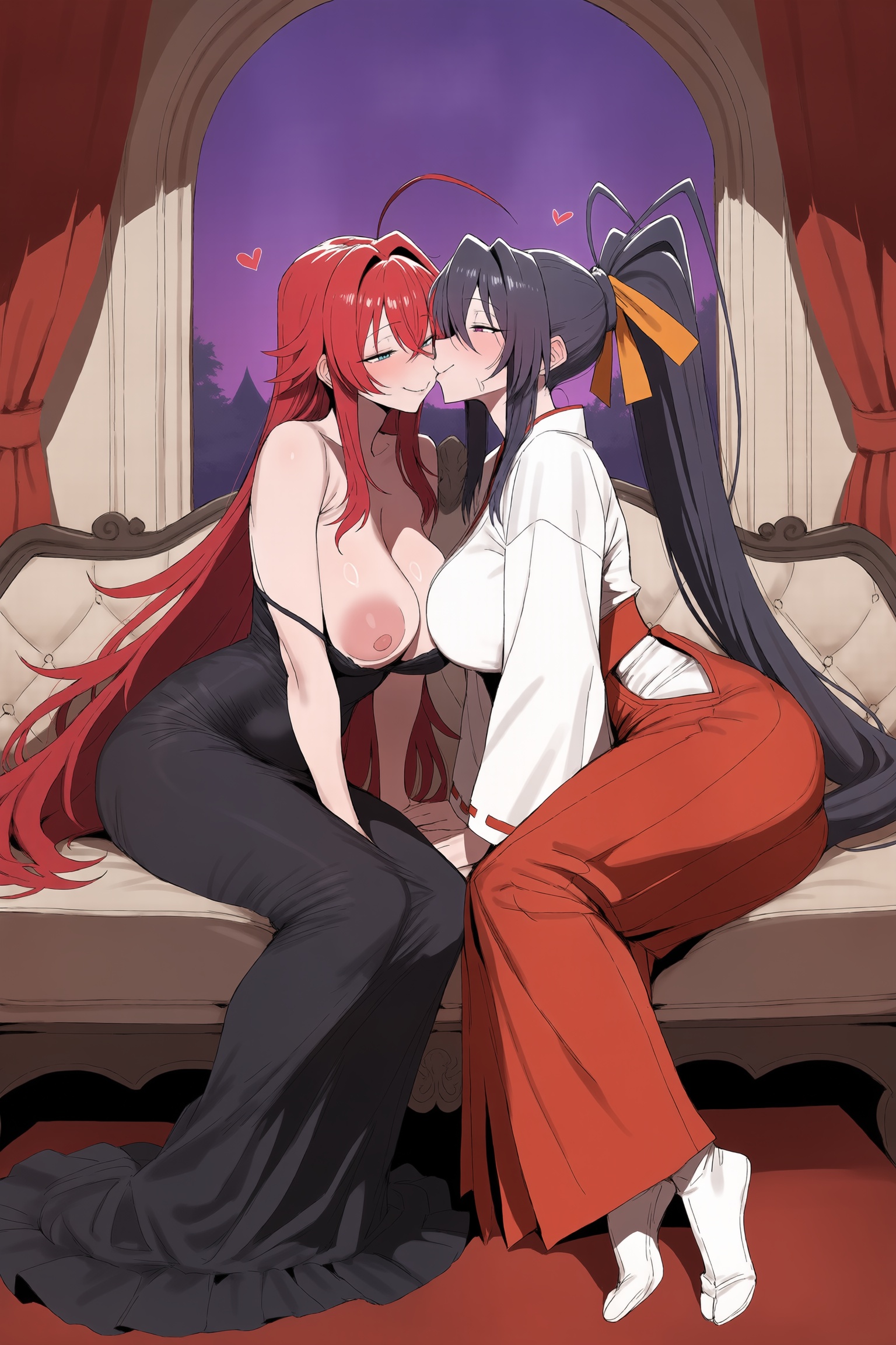 Akeno Himejima (High School Dxd) Rule 34 Image