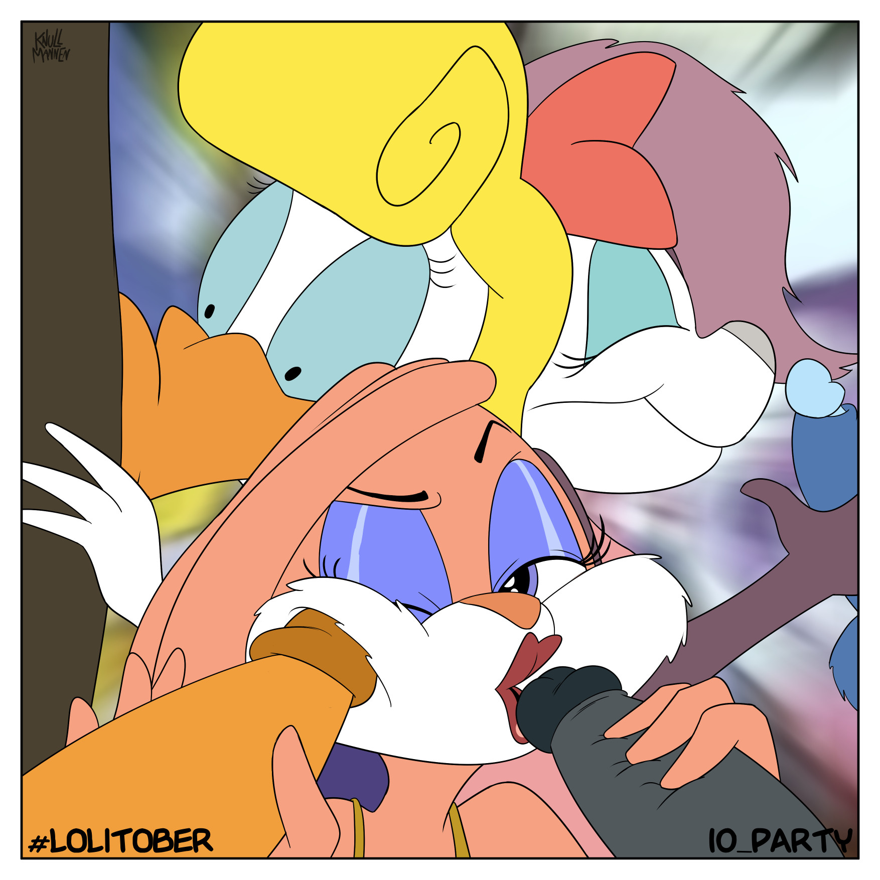 Babs Bunny (Tiny Toon Adventures) Rule 34 Image