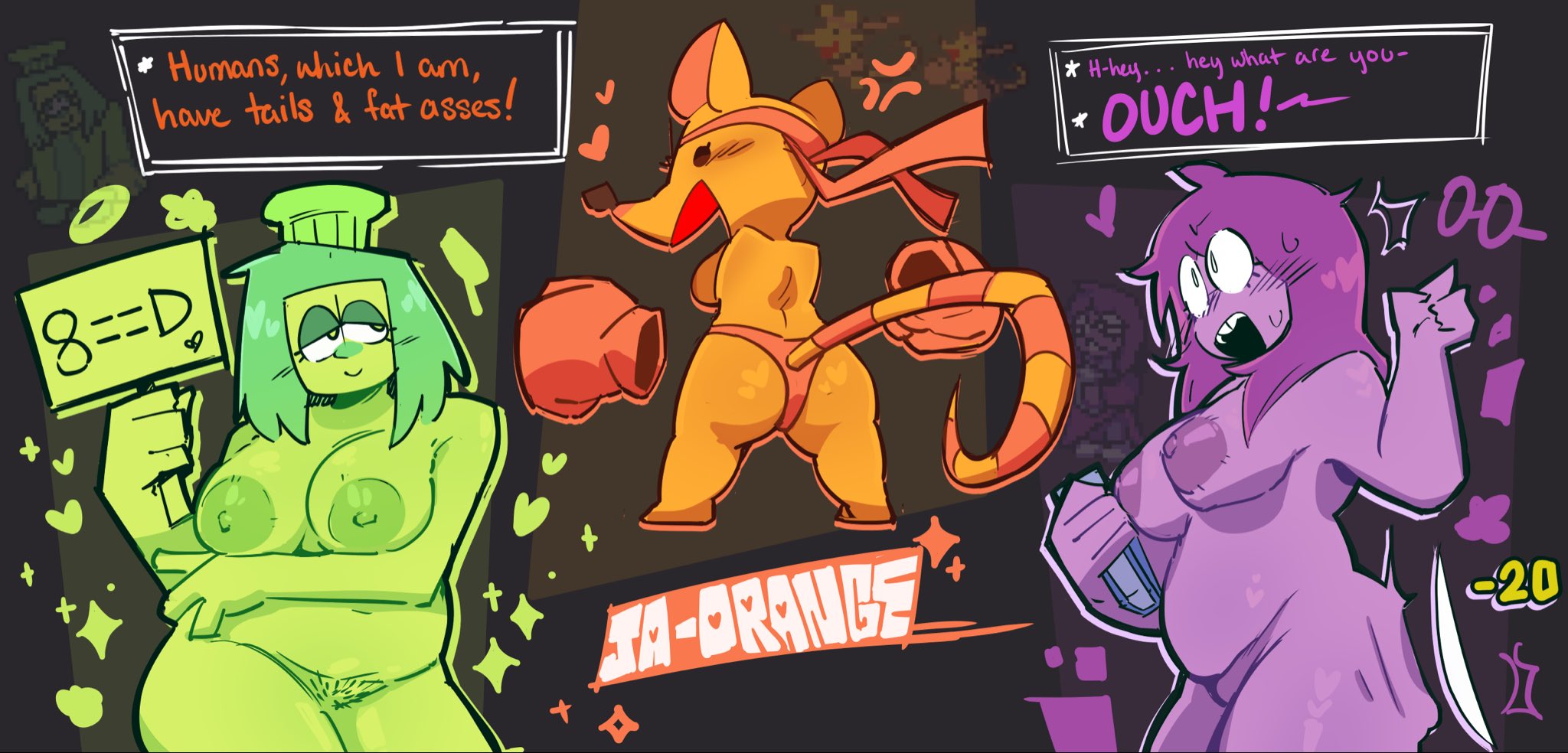 Green (Deltarune) Rule 34 Image