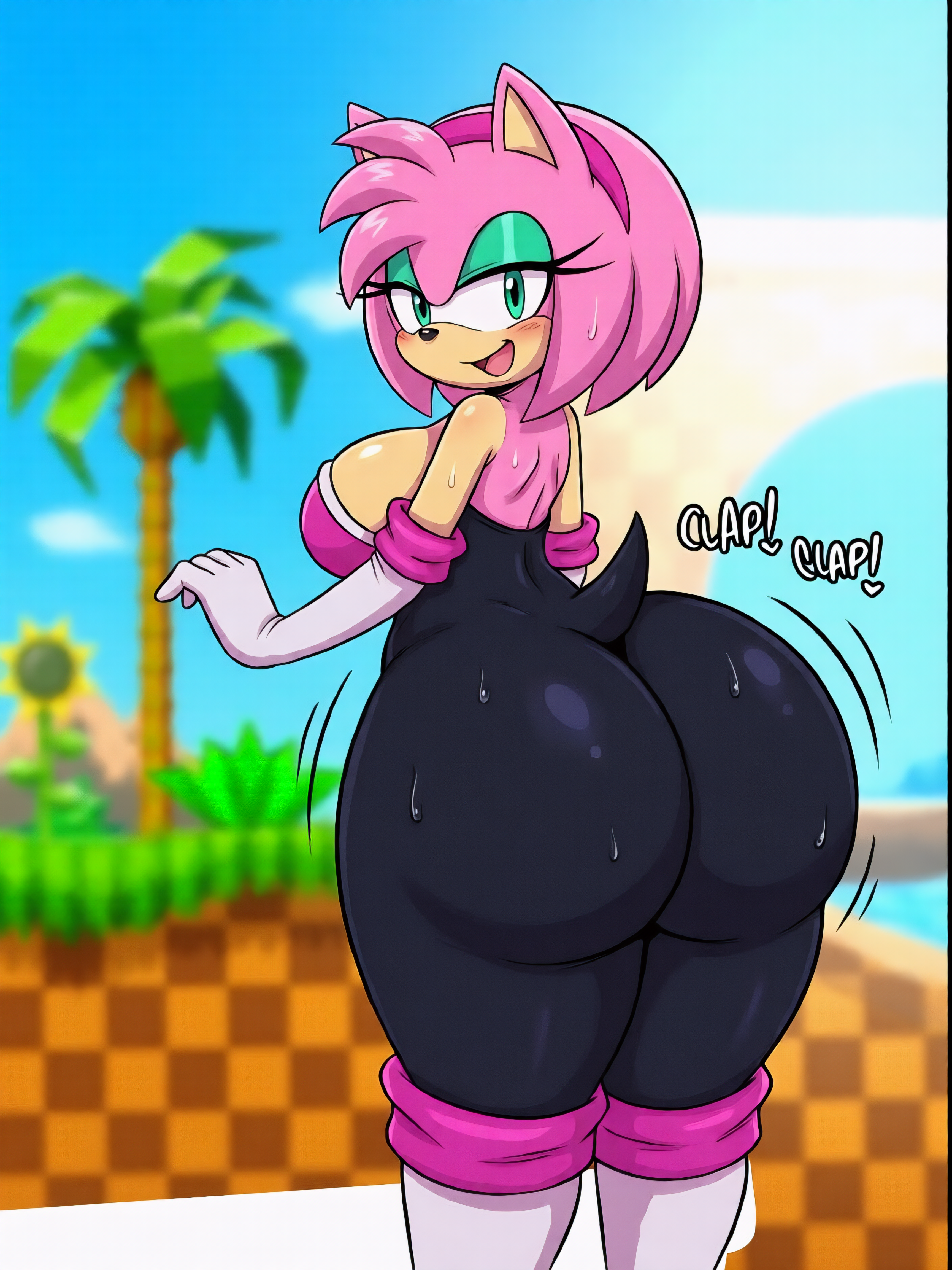 Amy Rose (Sega) Rule 34 Image