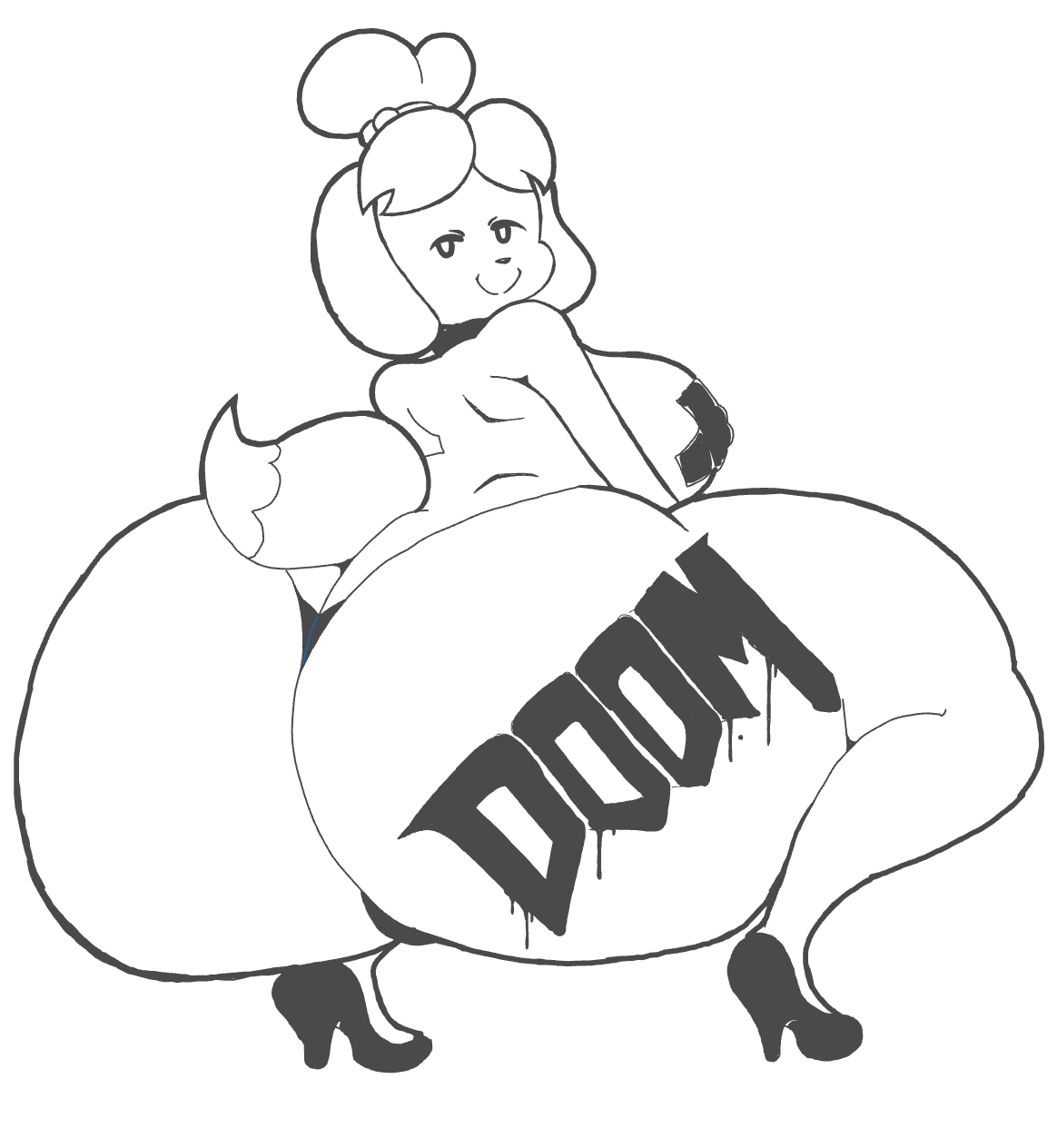 Isabelle (Animal Crossing) Rule 34 Image