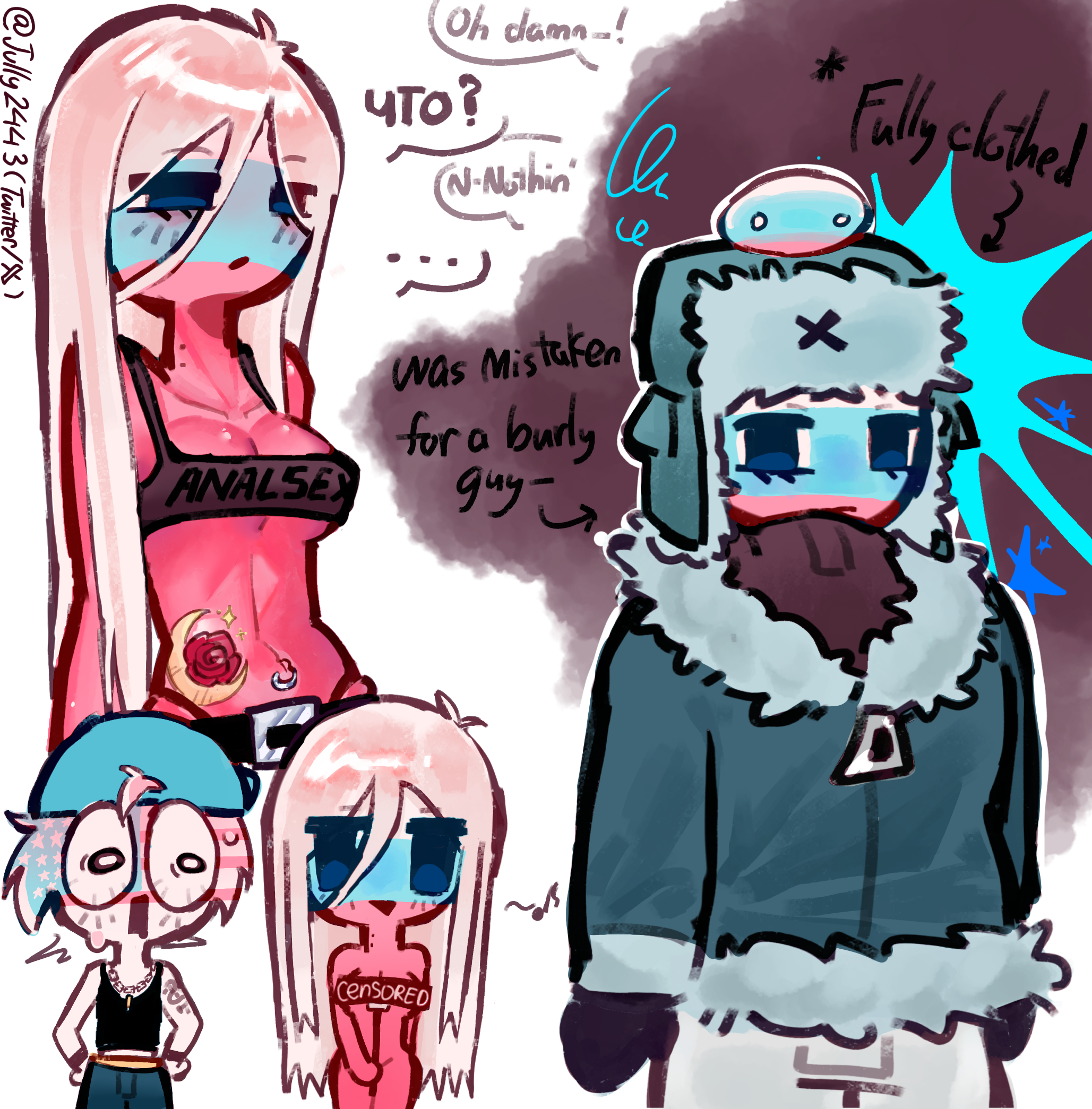 Russia (Countryhumans) Rule 34 Image
