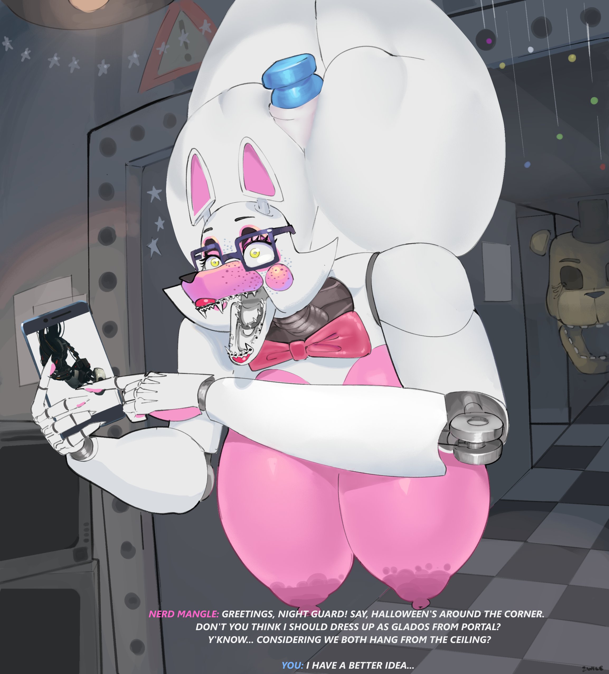 Glados (Five Nights At Freddy'S) Rule 34 Image