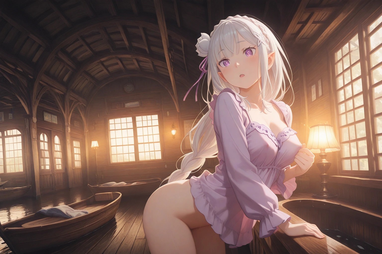 Emilia (Re:Zero) Rule 34 Image