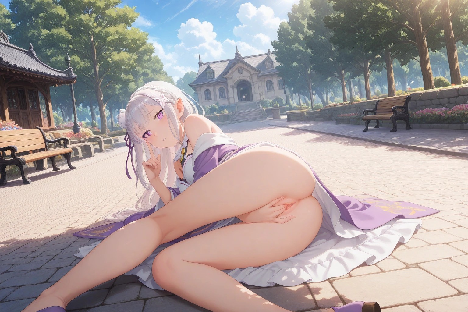 Emilia (Re:Zero) Rule 34 Image