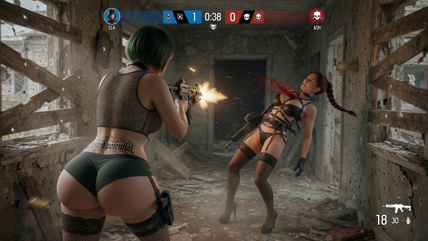 Ash (Rainbow Six) Rule 34 Image