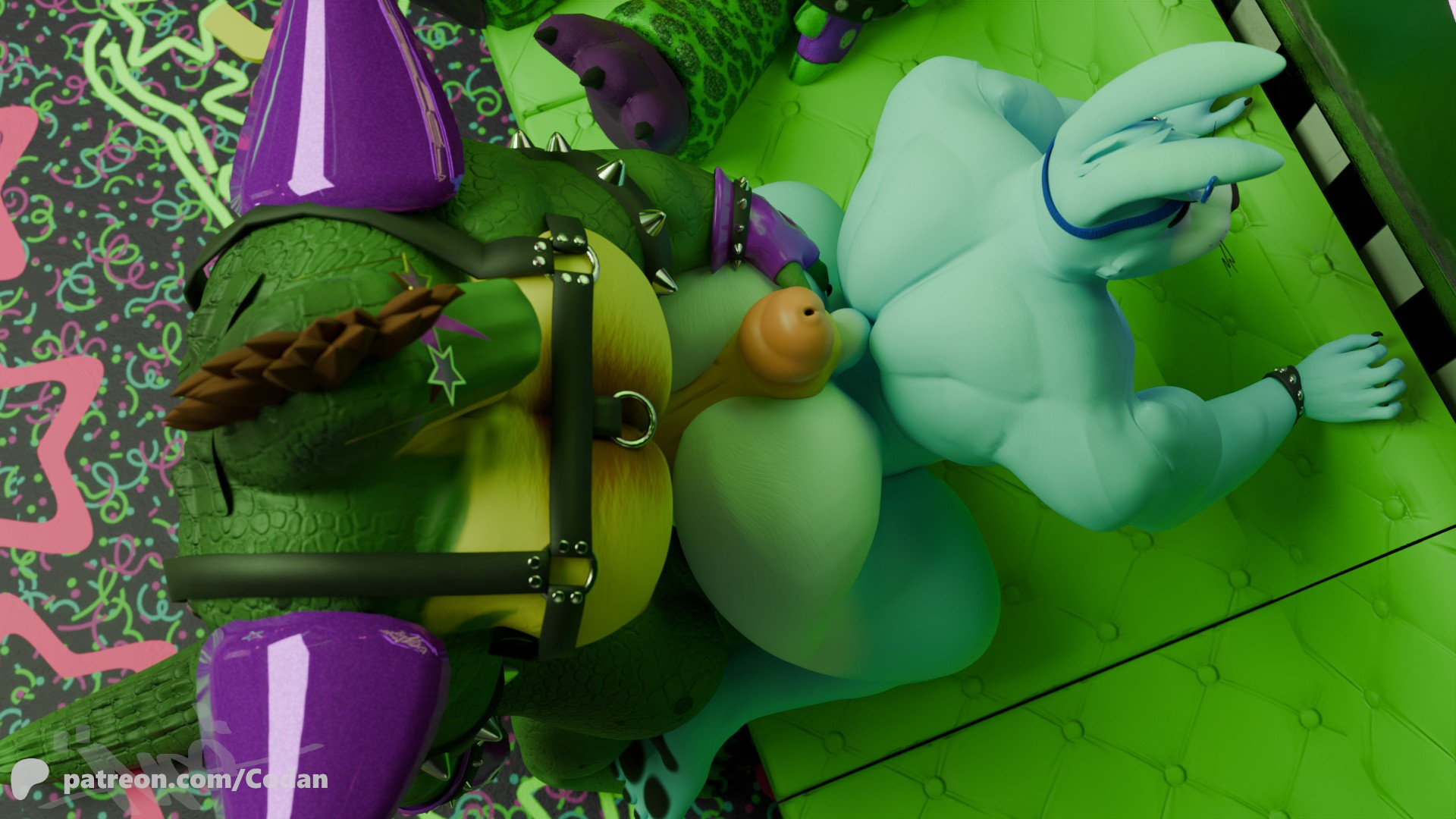 Glamrock Bonnie (Fnaf) Rule 34 Image