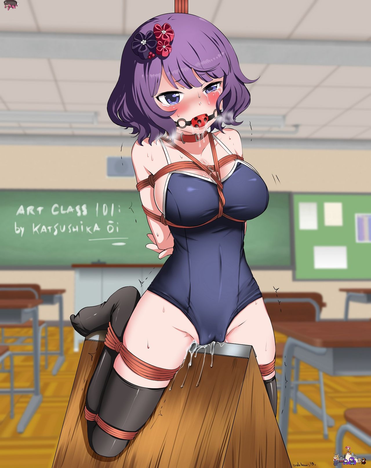 Katsushika Hokusai (Swimsuit Saber) Rule 34 Image