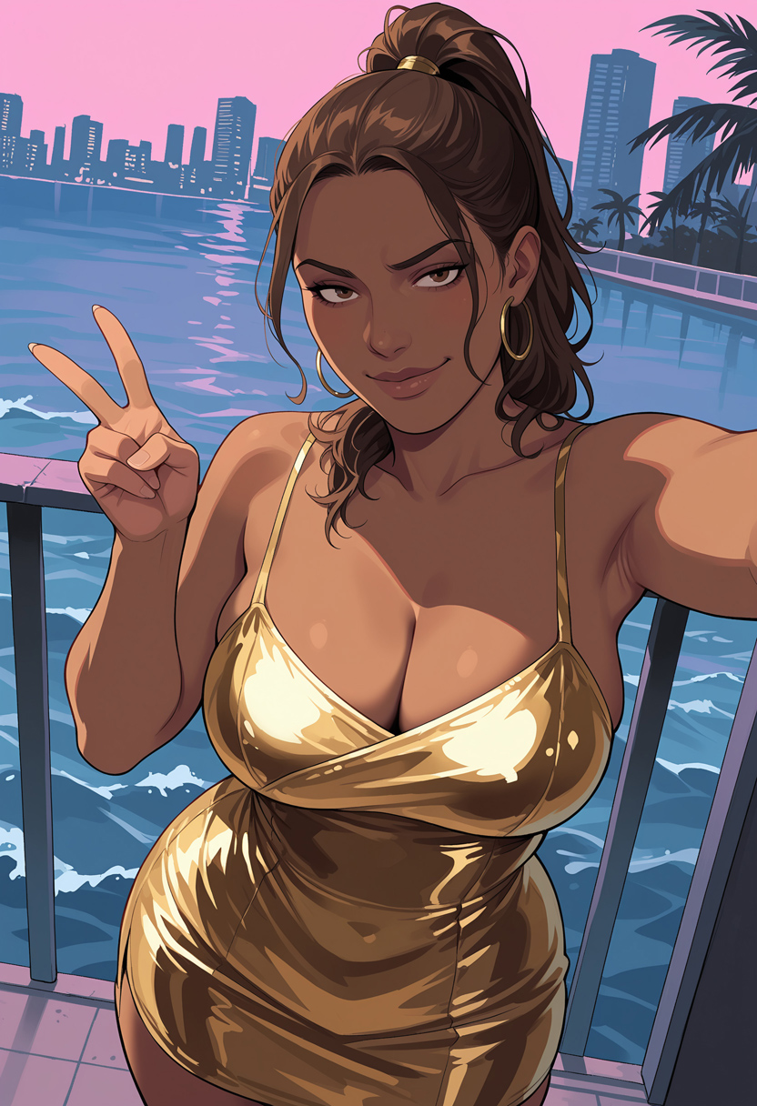 Lucia Caminos (Grand Theft Auto) Rule 34 Image