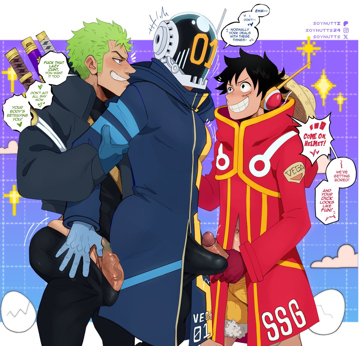 Monkey D Luffy (One Piece) Rule 34 Image