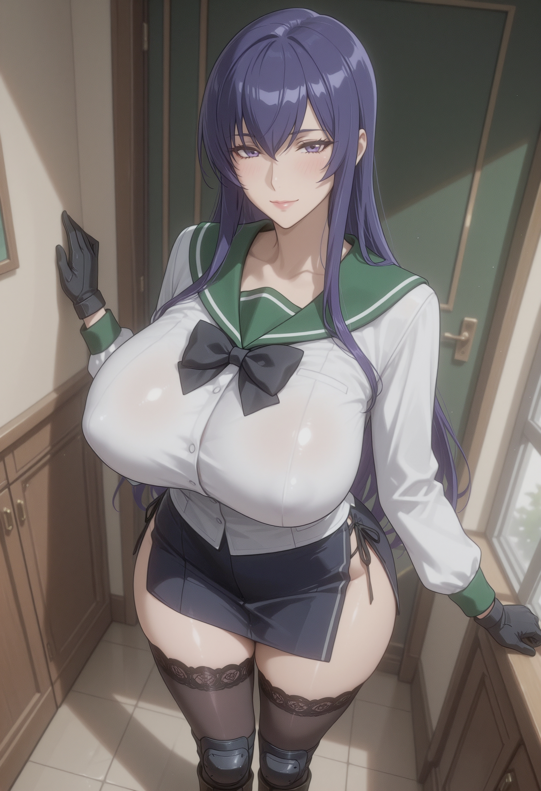 Saeko Busujima (Highschool Of The Dead) Rule 34 Image