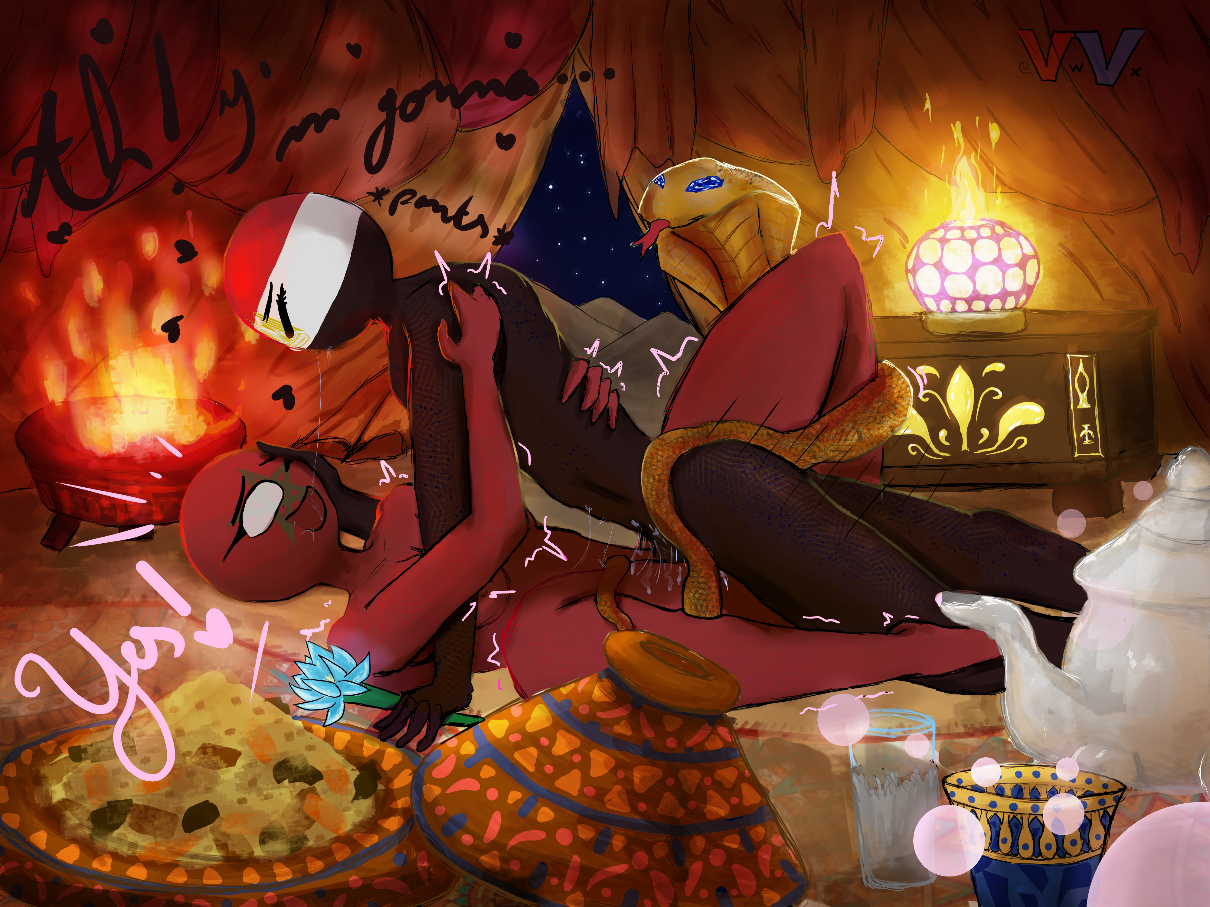 Egypt (Countryhumans) Rule 34 Image