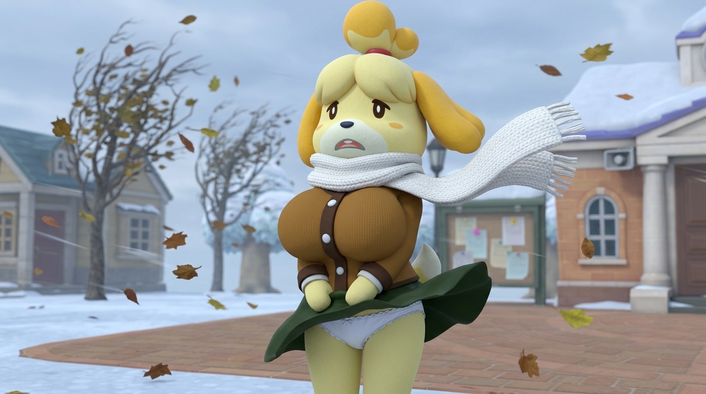 Isabelle (Animal Crossing) Rule 34 Image