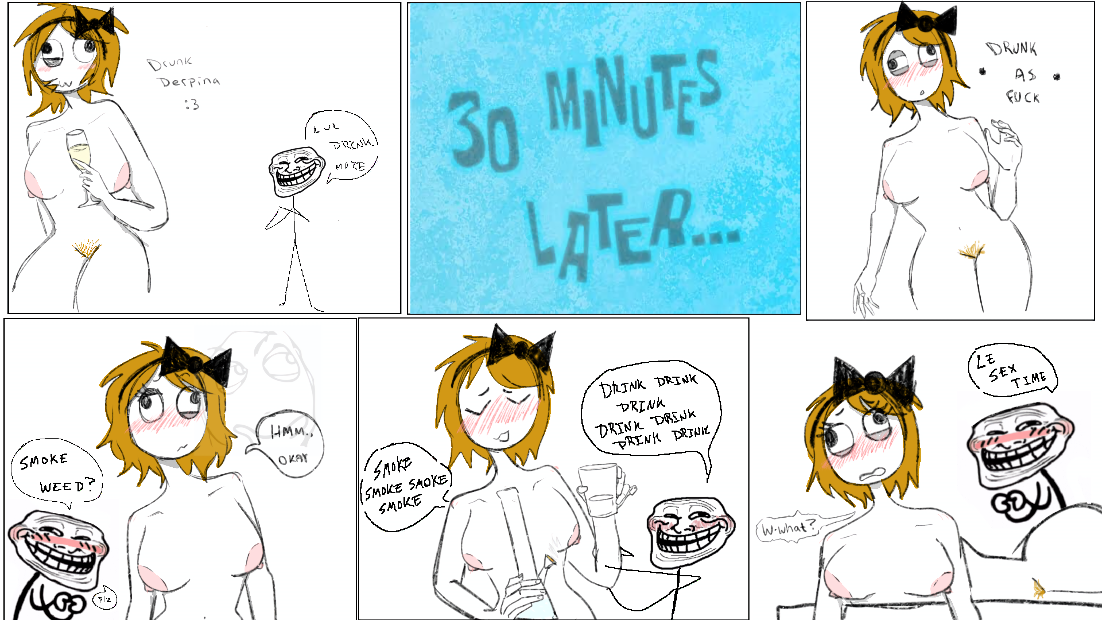 Derpette (Rage Comics) Rule 34 Image