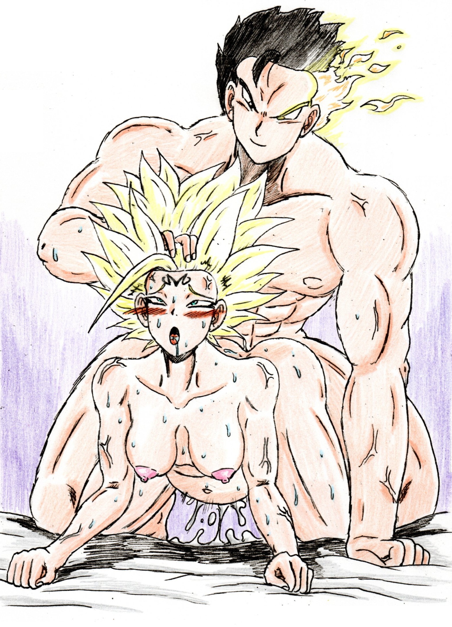 Son Bra (Dragon Ball Multiverse) Rule 34 Image