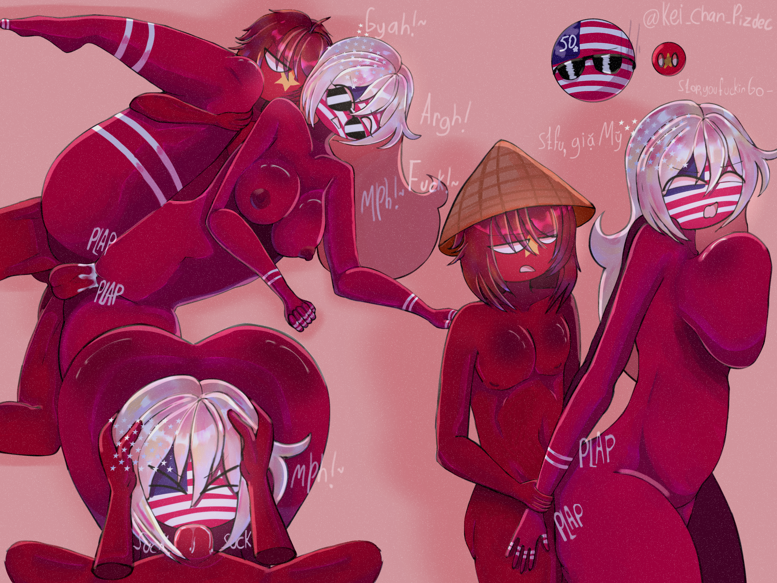 United States Of America (Countryhumans) Rule 34 Image