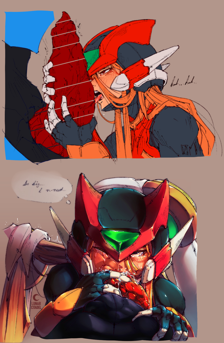 Zero (Mega Man) Rule 34 Image