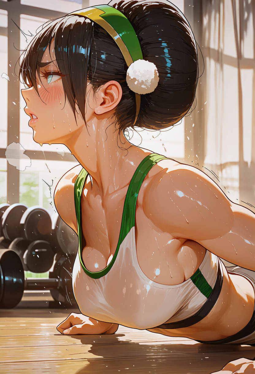 Toph Bei Fong (Avatar The Last Airbender) Rule 34 Image