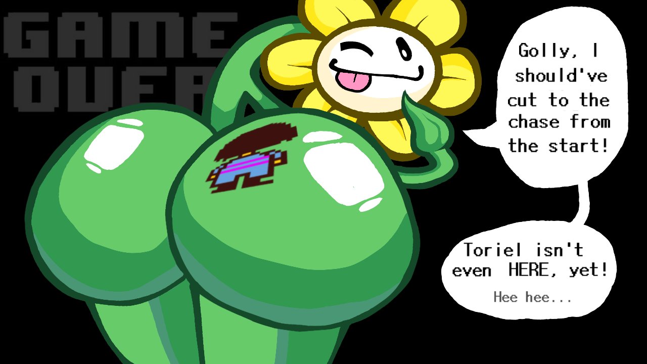 Flowey The Flower (Undertale) Rule 34 Image
