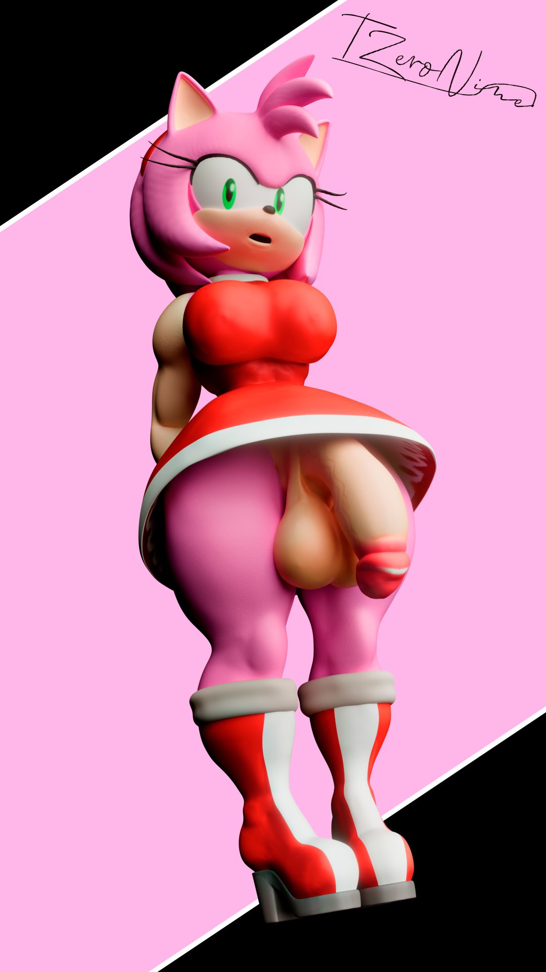 Amy Rose (Sega) Rule 34 Image