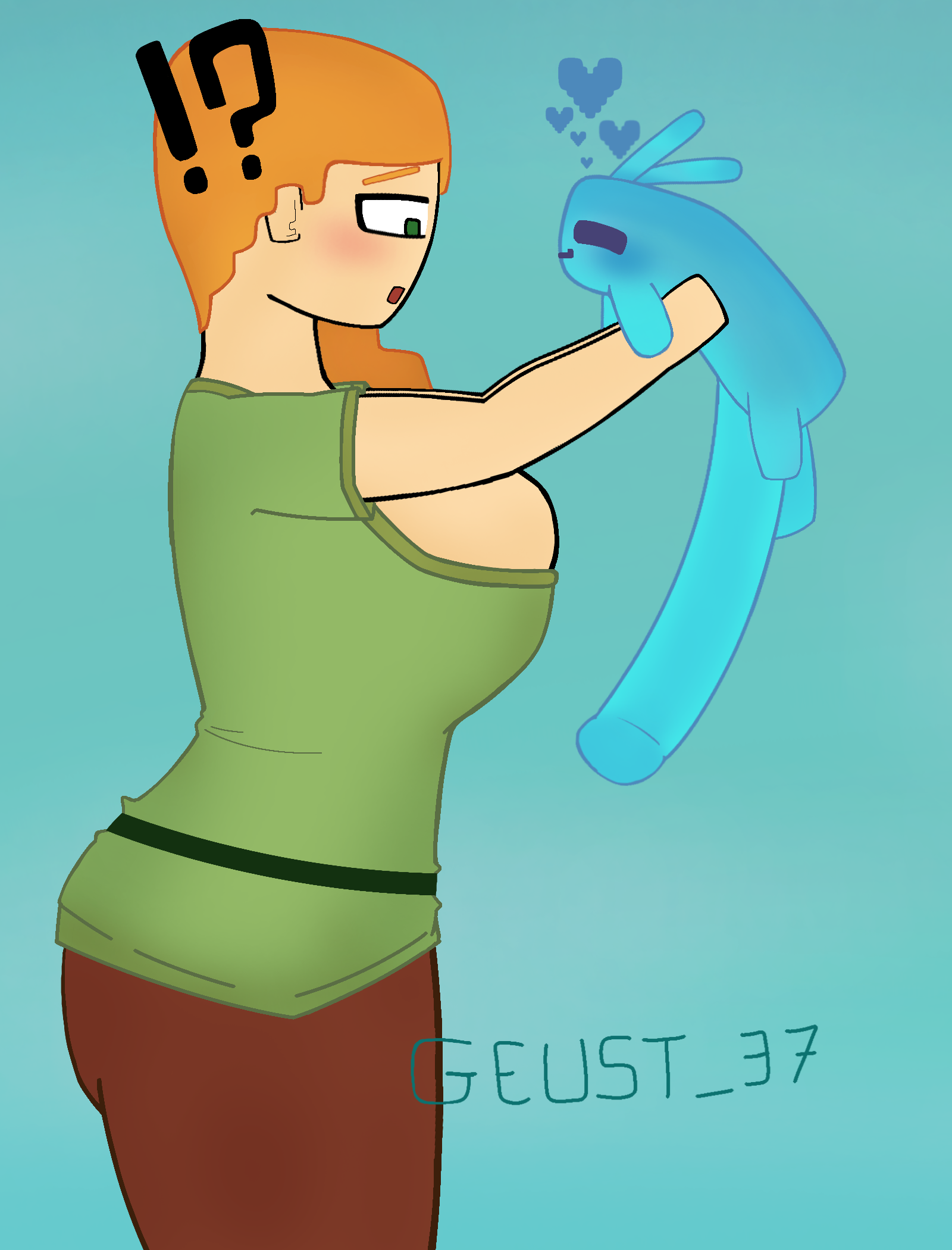 Alex (Minecraft) Rule 34 Image