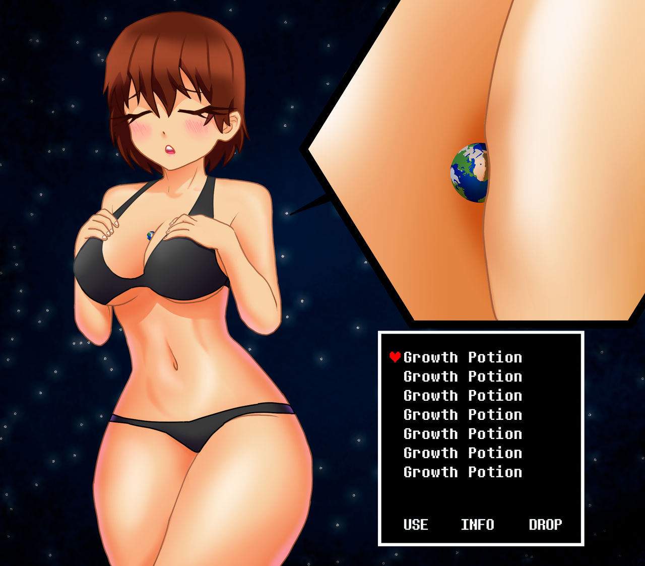 Female Frisk (Undertale) Rule 34 Image
