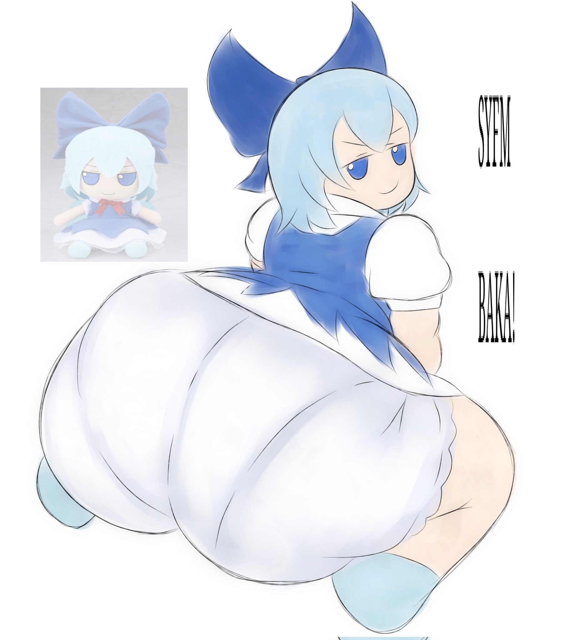 Cirno (Fumo Plush) Rule 34 Image