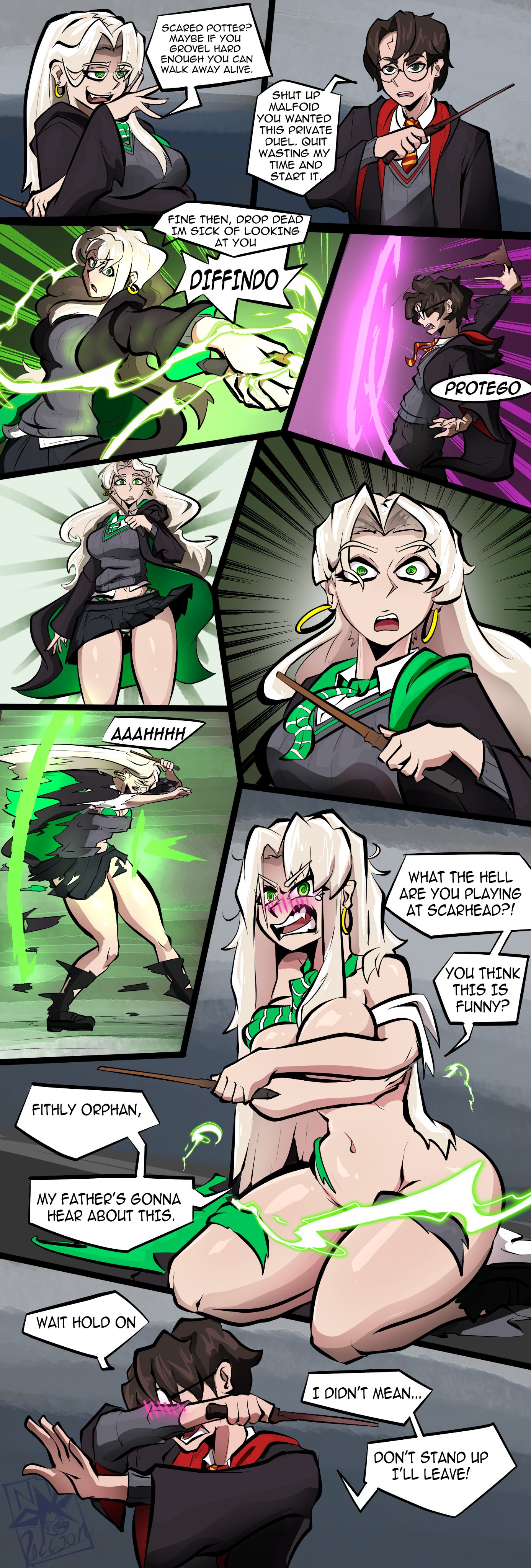 Draco Malfoy (Harry Potter) Rule 34 Image
