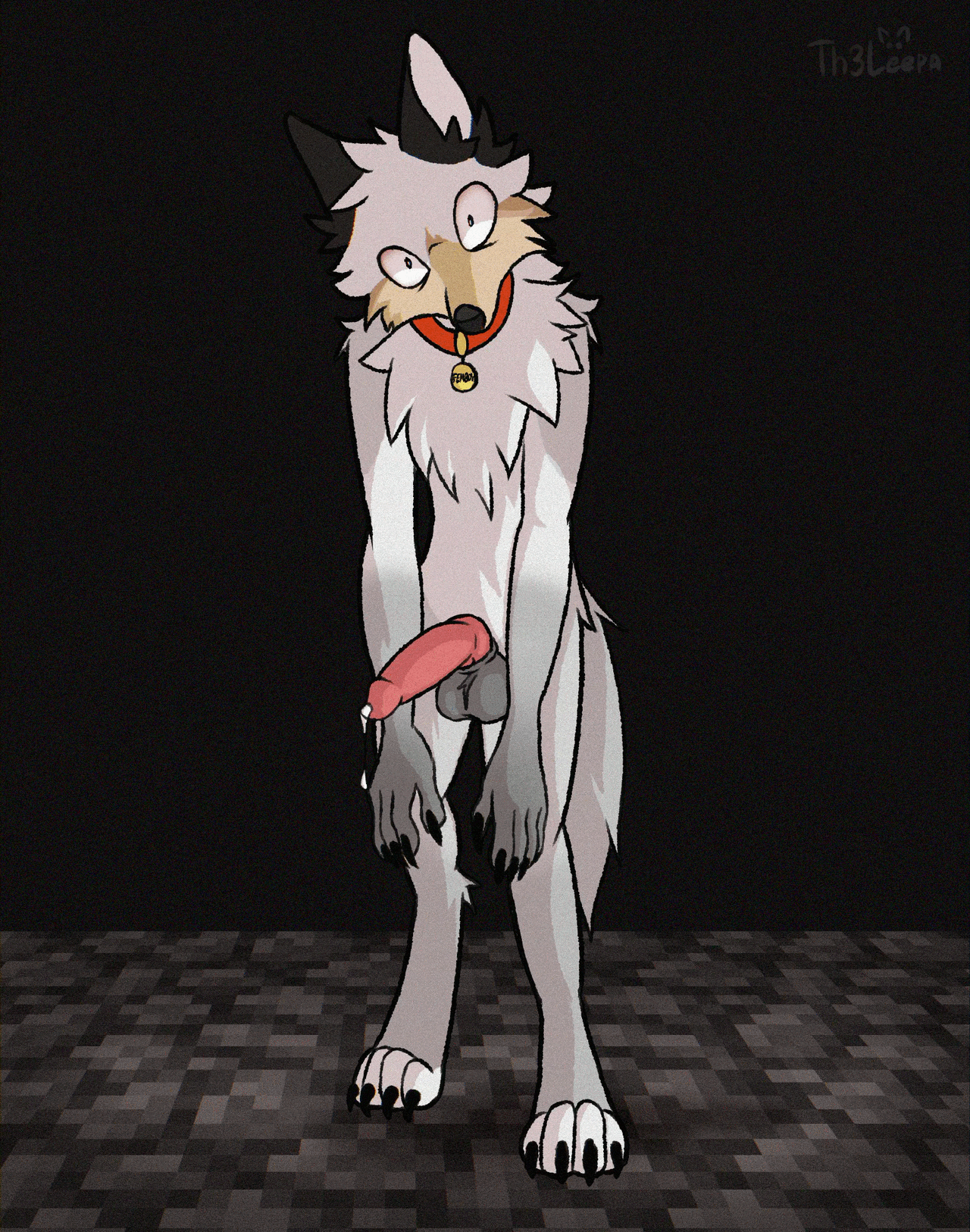 Wolf (Minecraft) Rule 34 Image