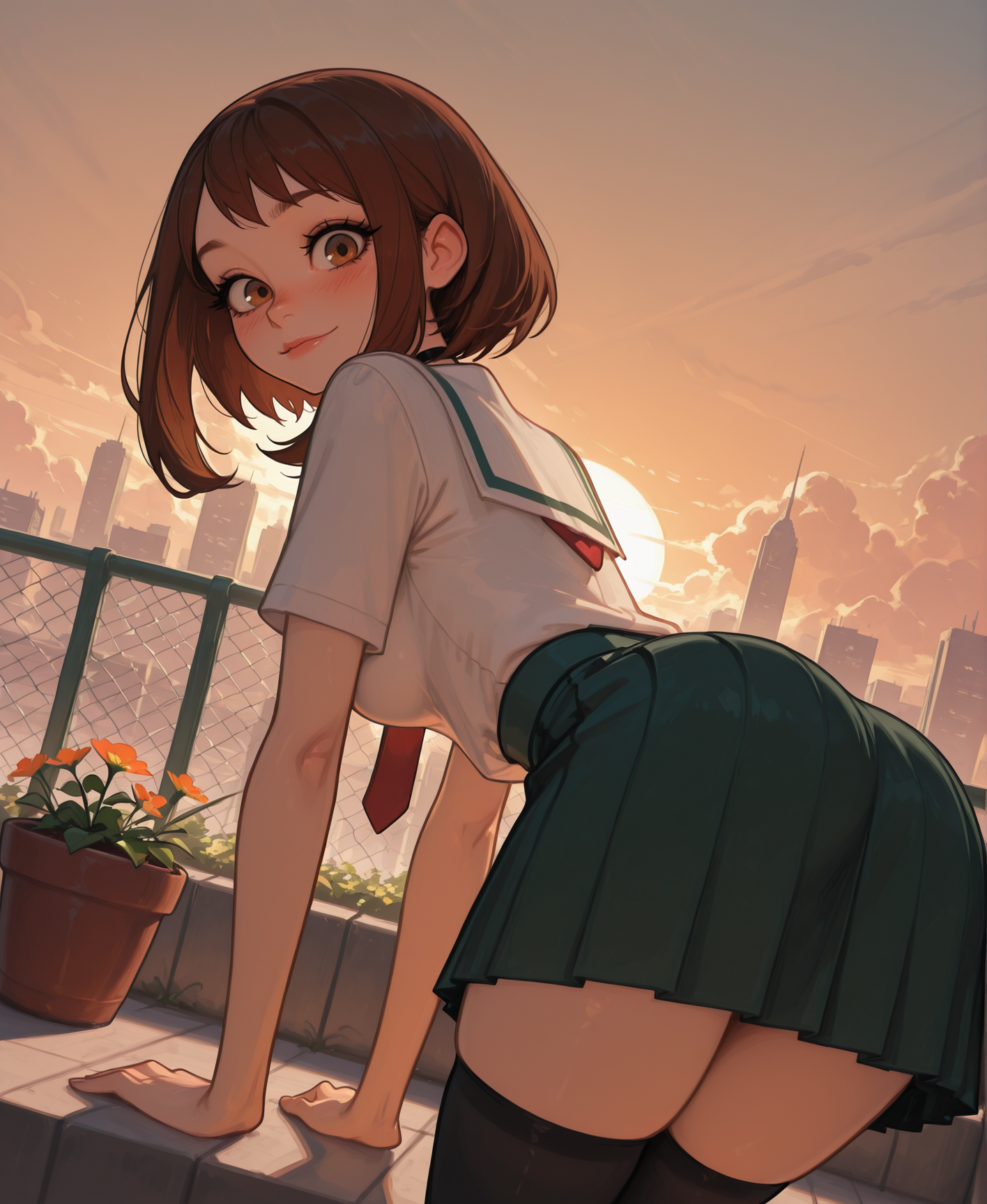Ochako Uraraka (My Hero Academia) Rule 34 Image