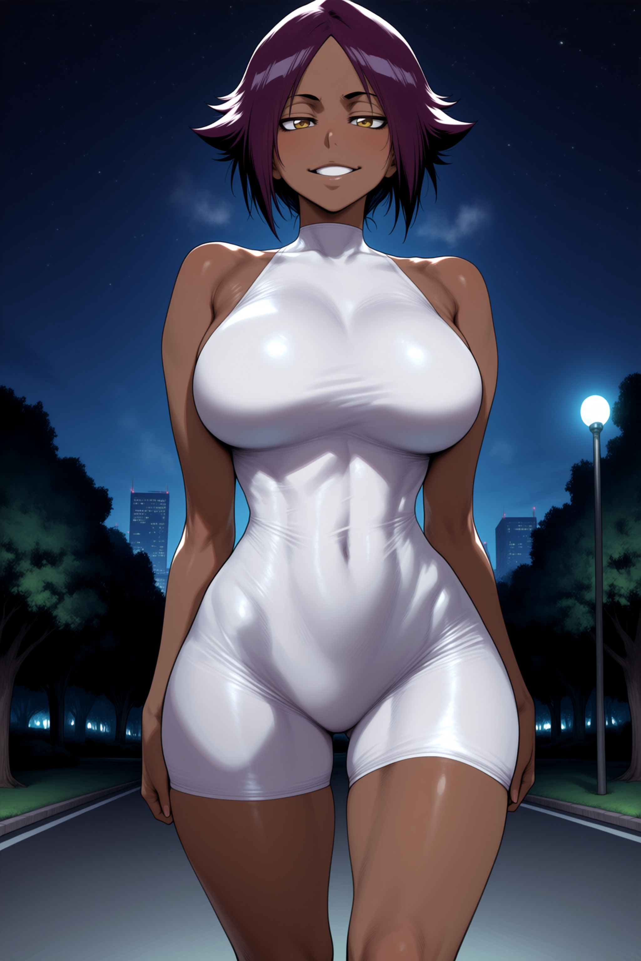 Shihouin Yoruichi (Bleach) Rule 34 Image