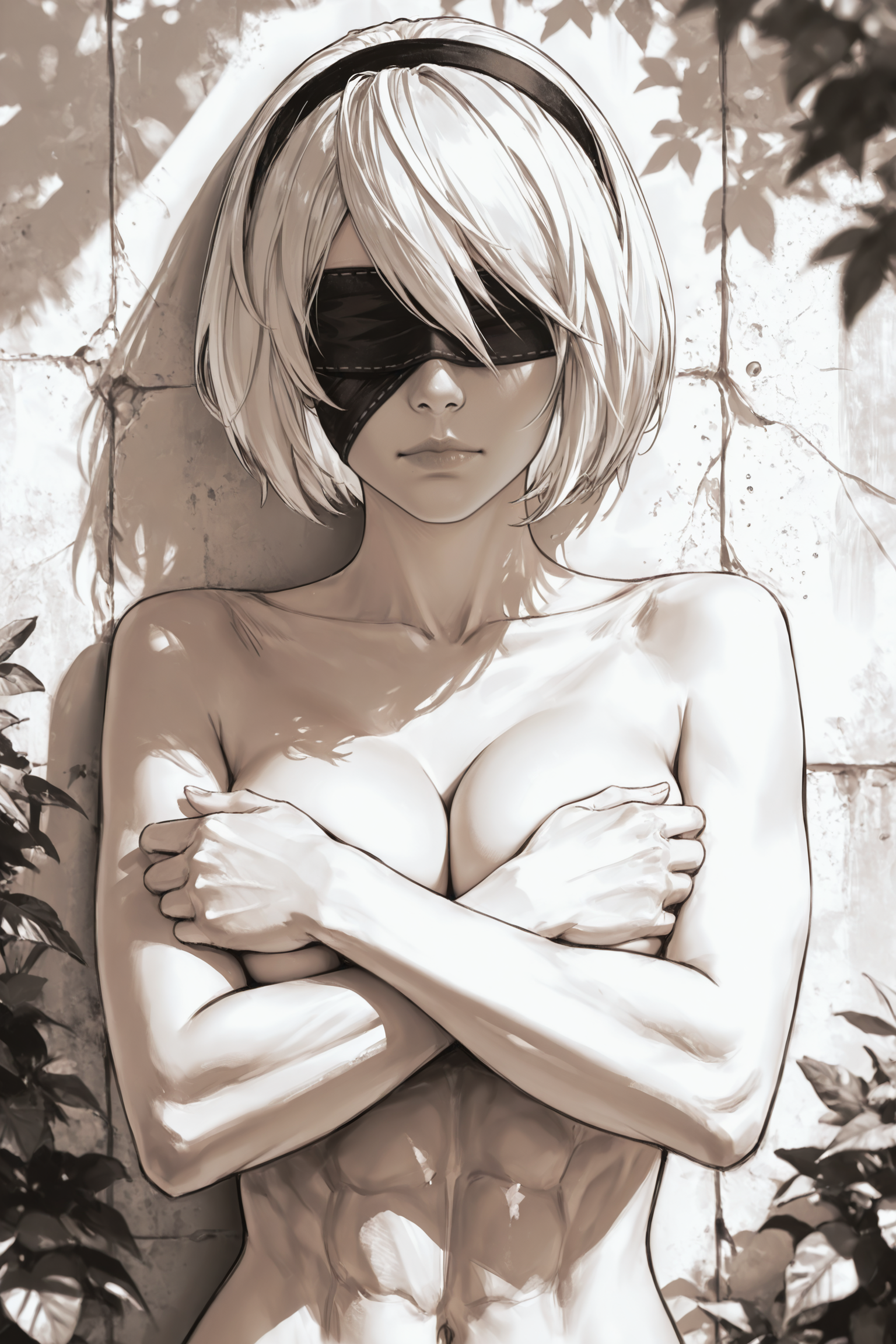 Yorha 2b (Nier: Automata) Rule 34 Image