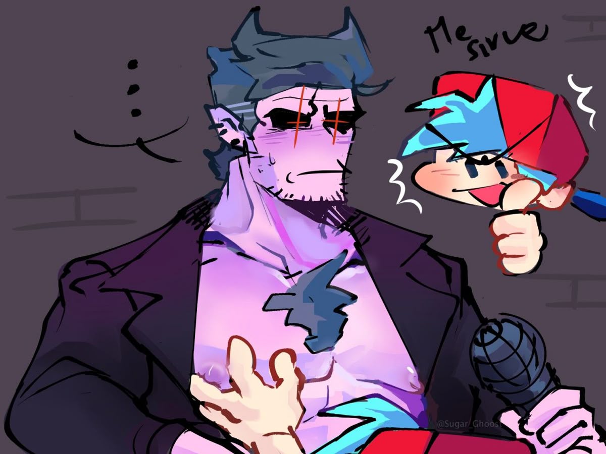 Boyfriend (Friday Night Funkin) Rule 34 Image