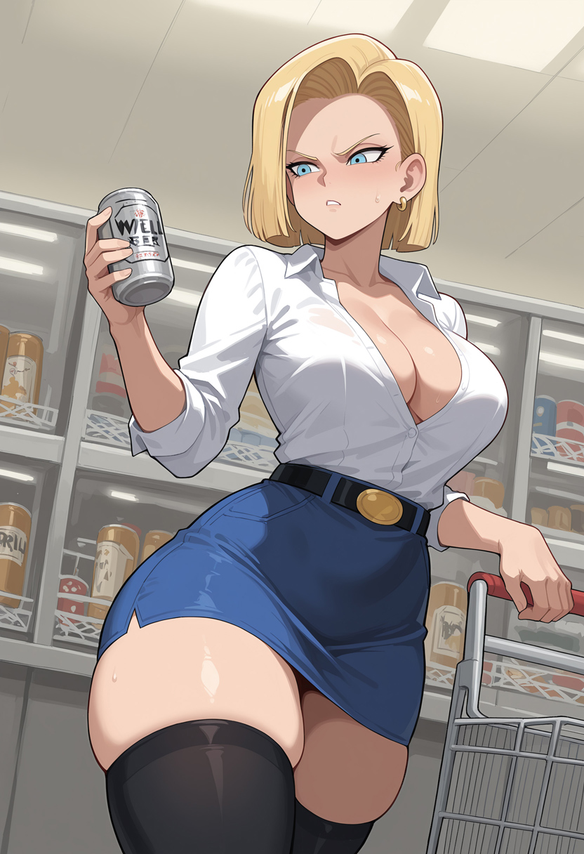Android 18 (Dragon Ball) Rule 34 Image