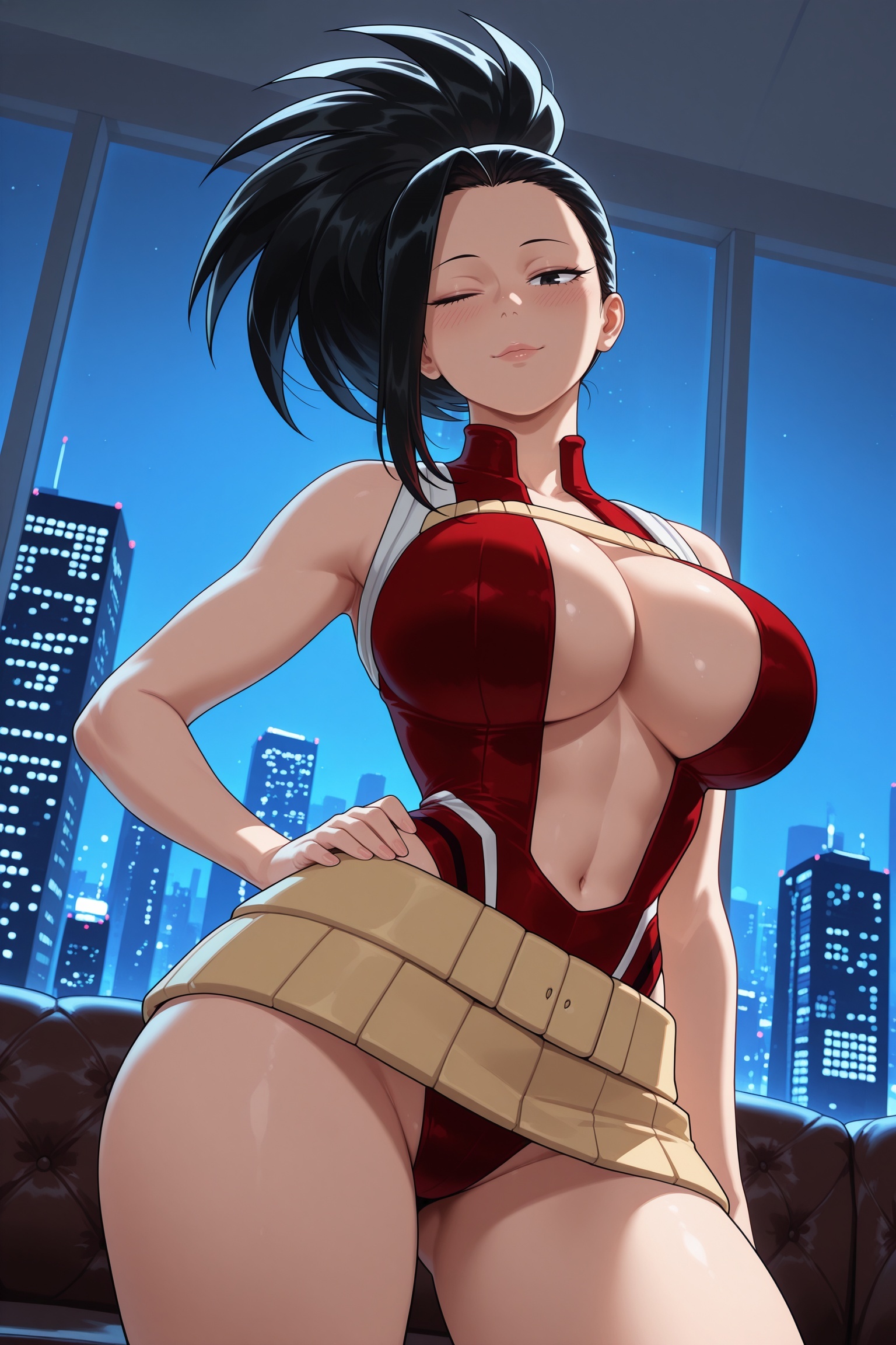 Momo Yaoyorozu (My Hero Academia) Rule 34 Image