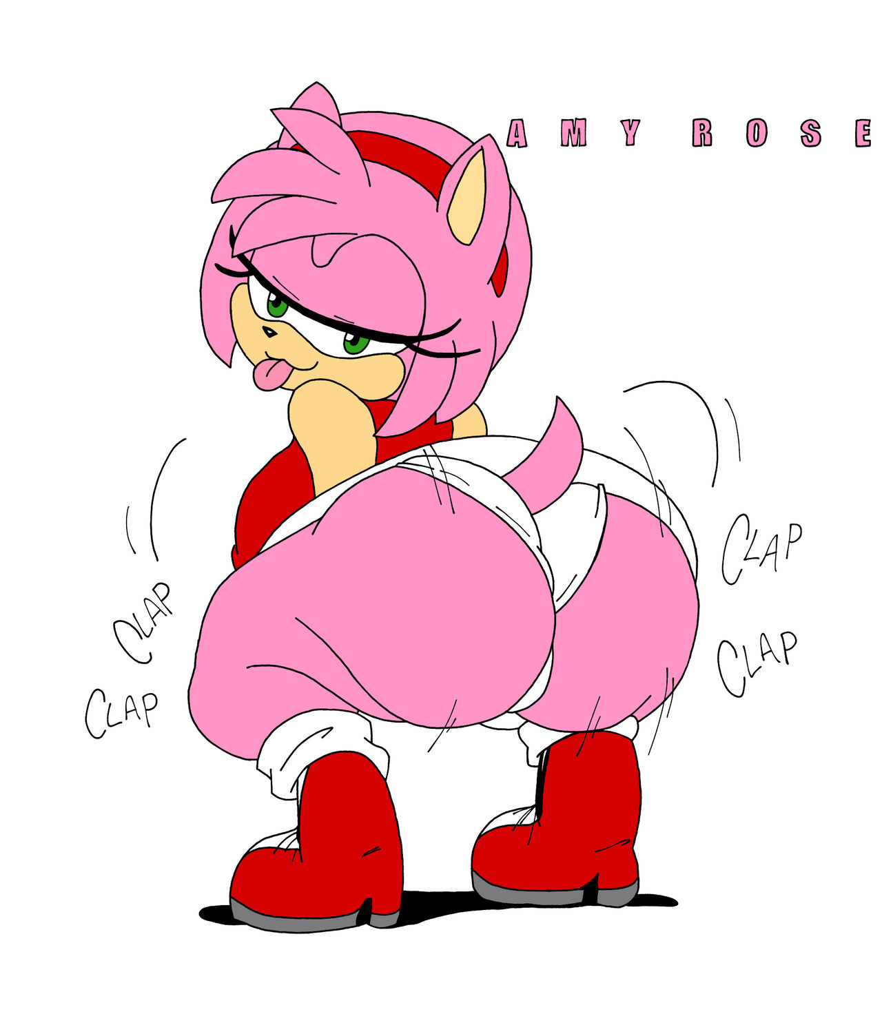 Amy Rose (Sega) Rule 34 Image