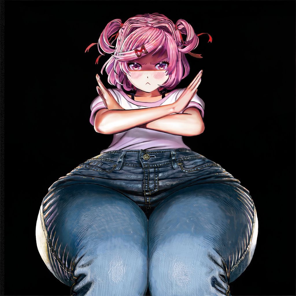Natsuki (Doki Doki Literature Club) Rule 34 Image