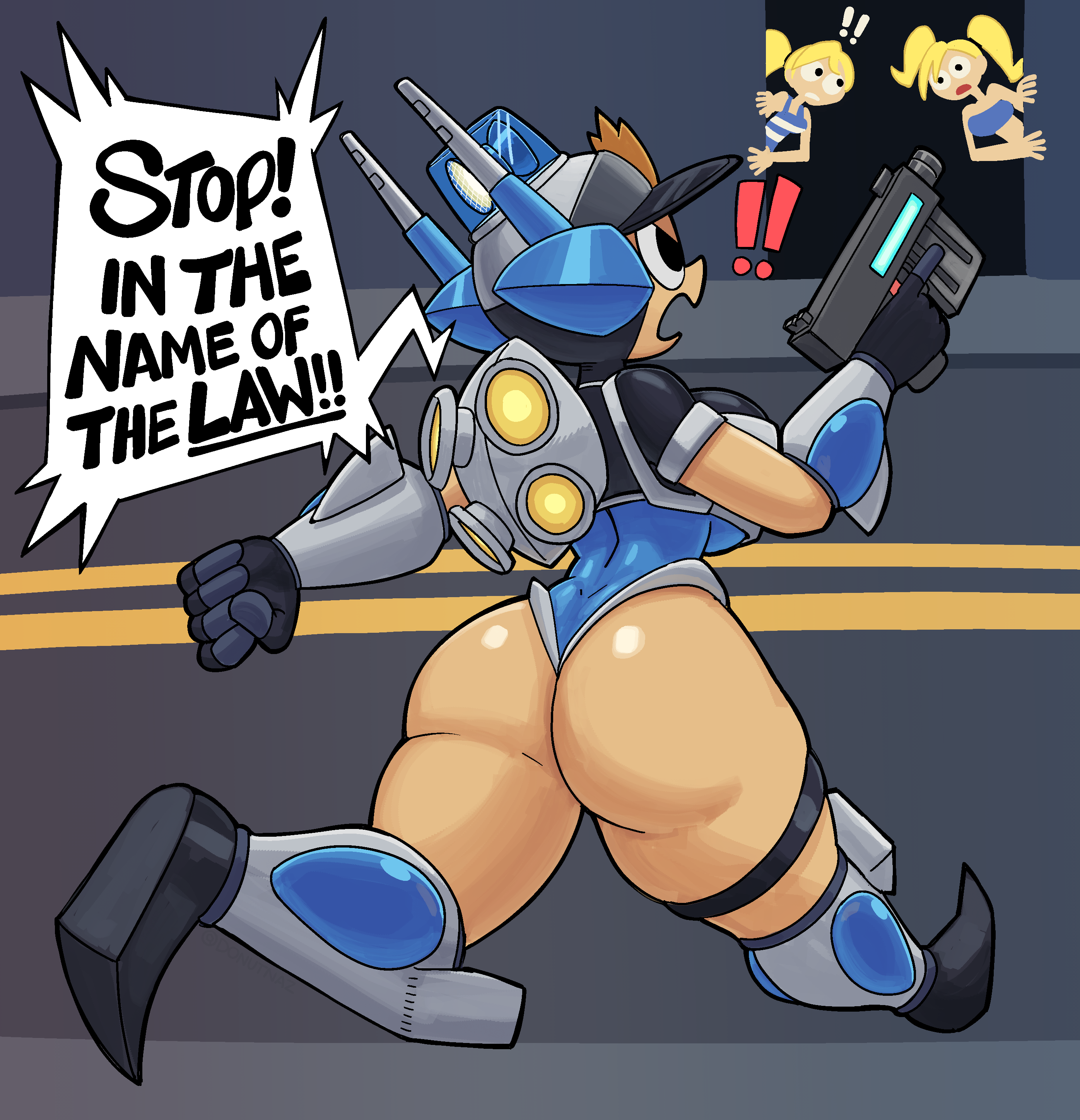 Patricia Wagon (Mighty Switch Force) Rule 34 Image