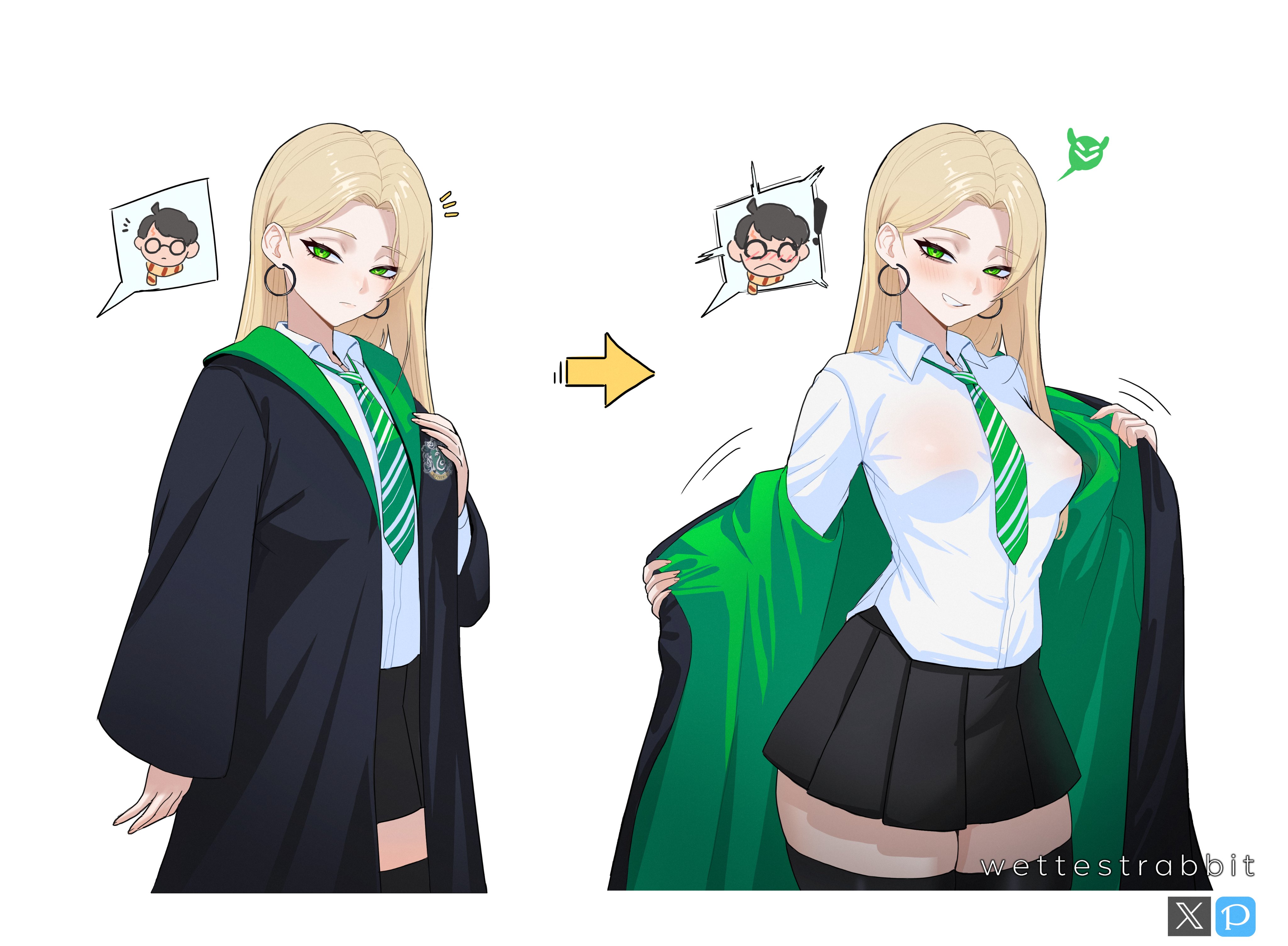 Draco Malfoy (Harry Potter) Rule 34 Image