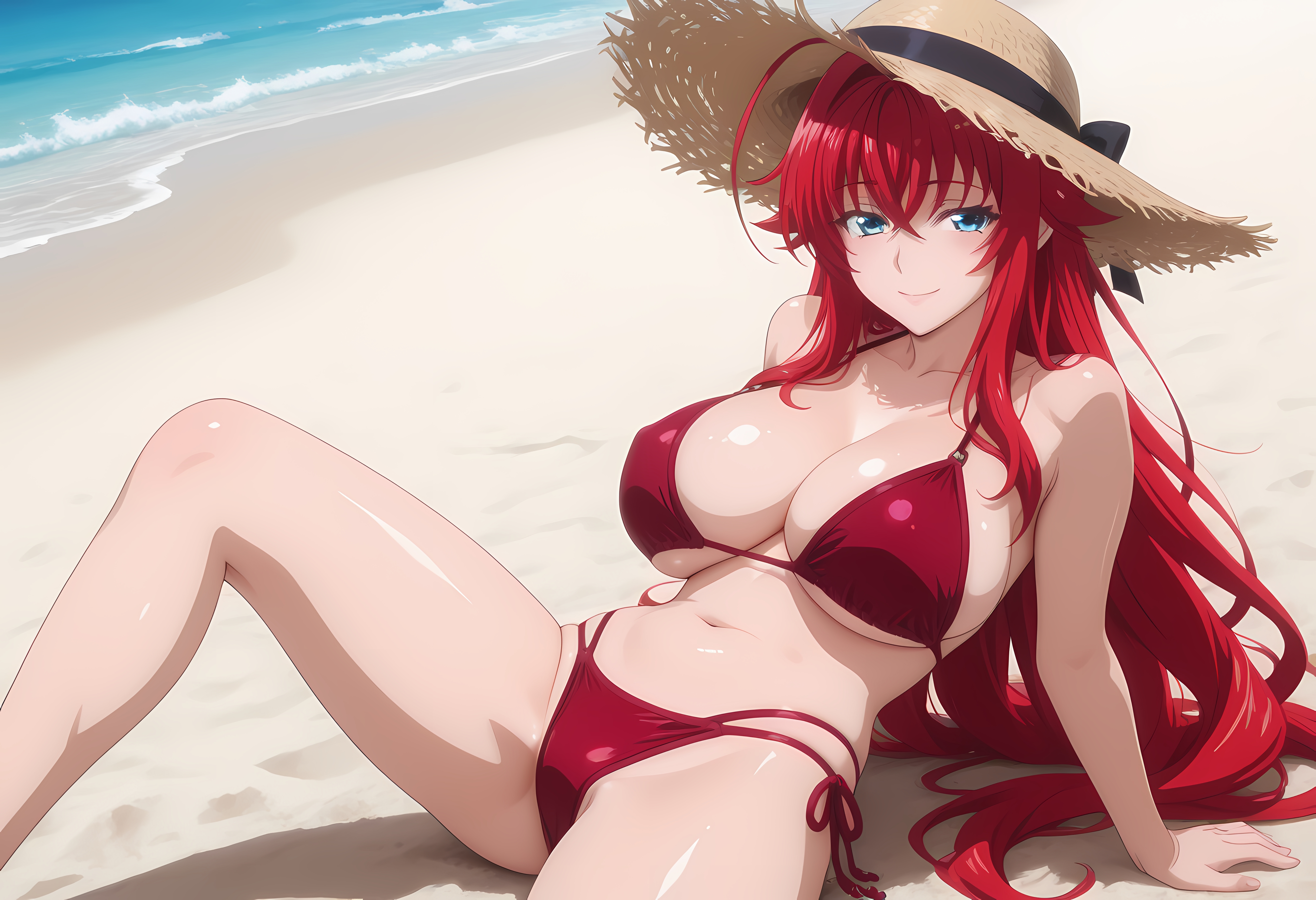 Rias Gremory (High School Dxd) Rule 34 Image
