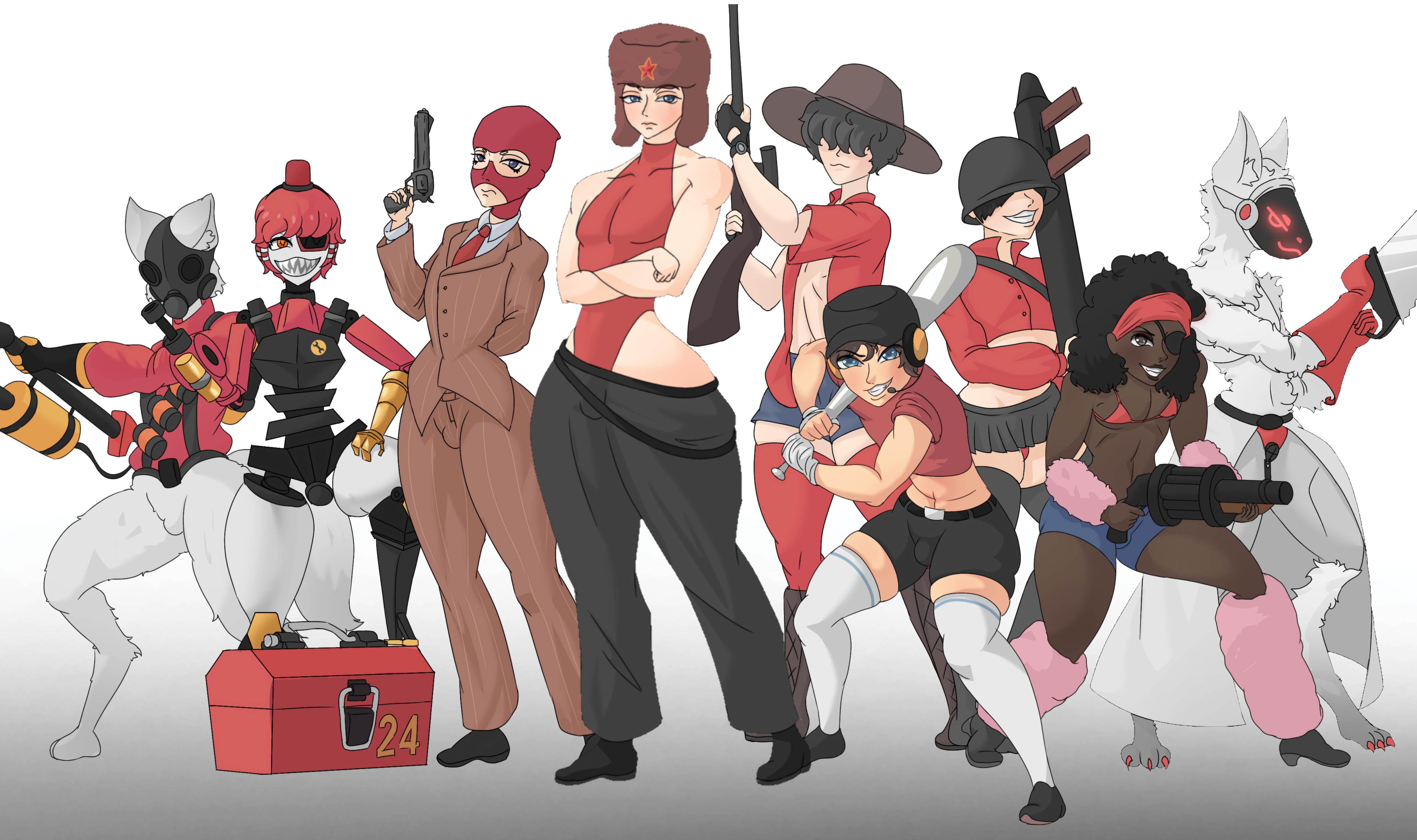 Dell Spencer (Team Fortress 2) Rule 34 Image