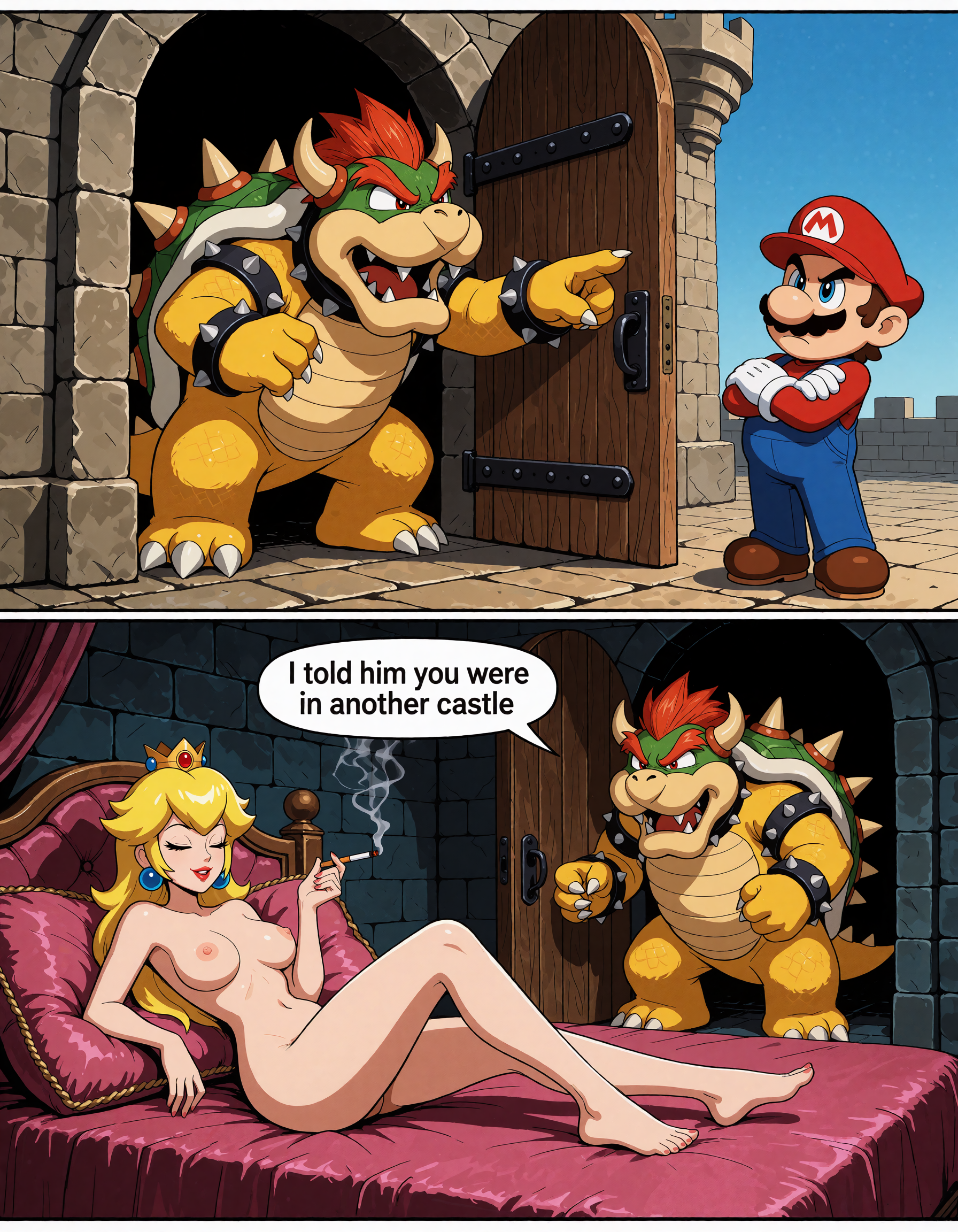 Bowser (Mario (Series)) Rule 34 Image