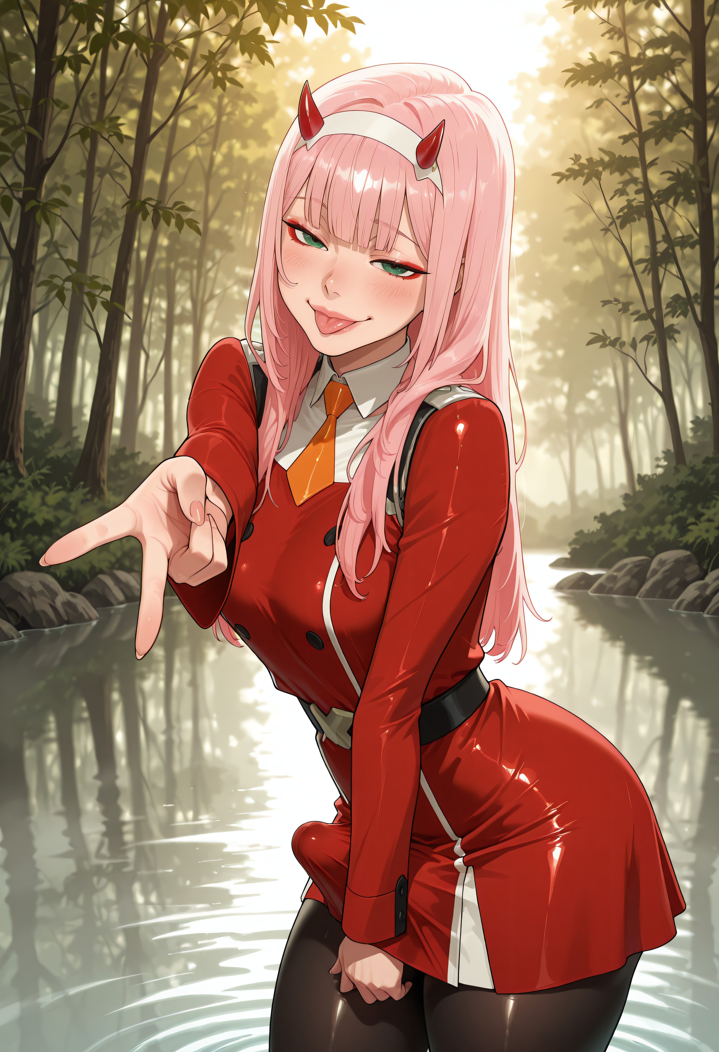 Zero Two (Darling In The Franxx) Rule 34 Image
