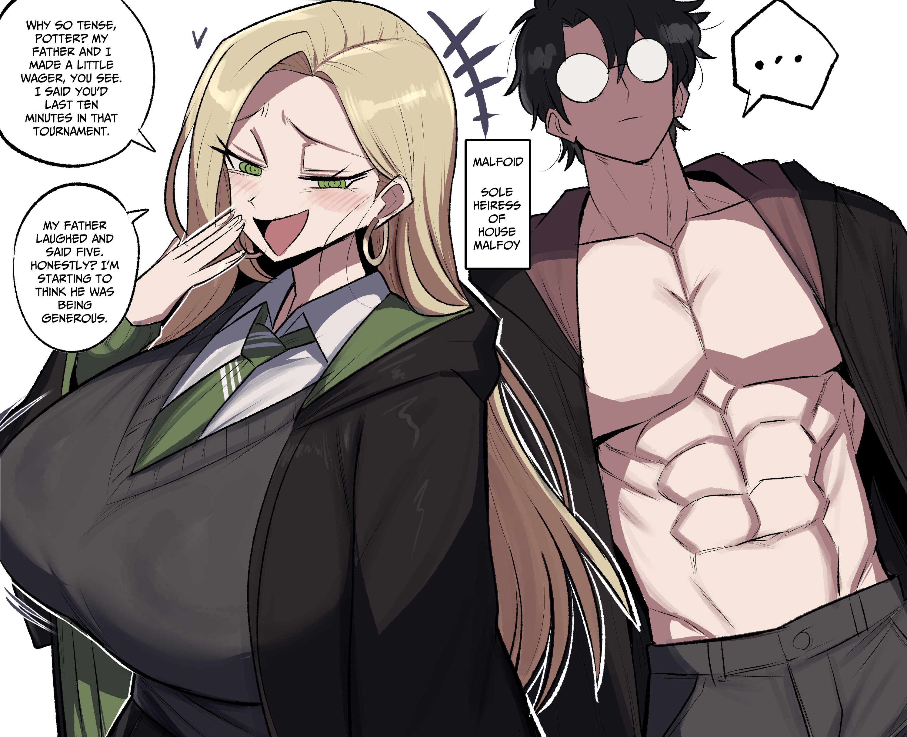 Draco Malfoy (Harry Potter) Rule 34 Image