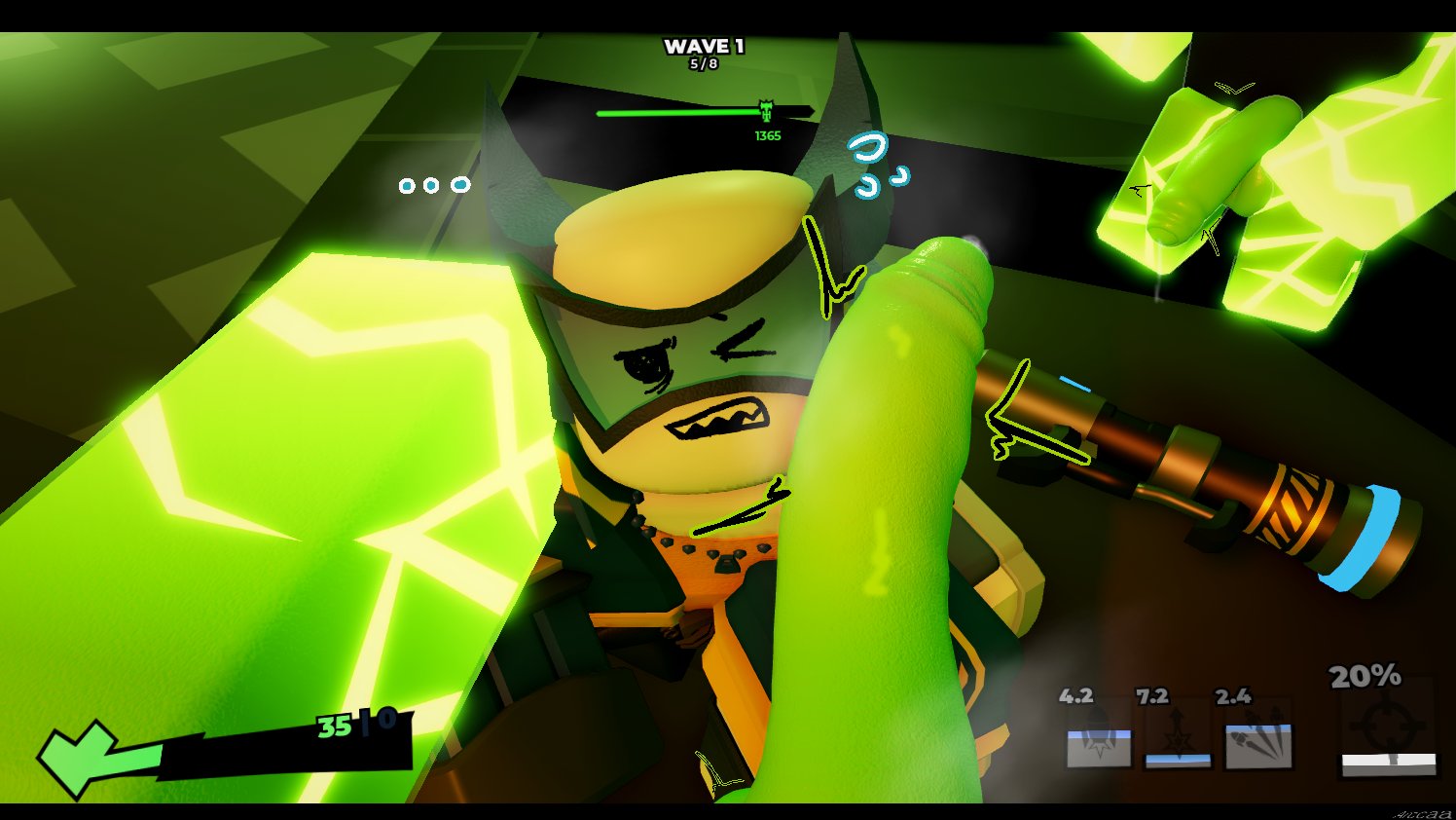 Rocket (Phighting) Rule 34 Image