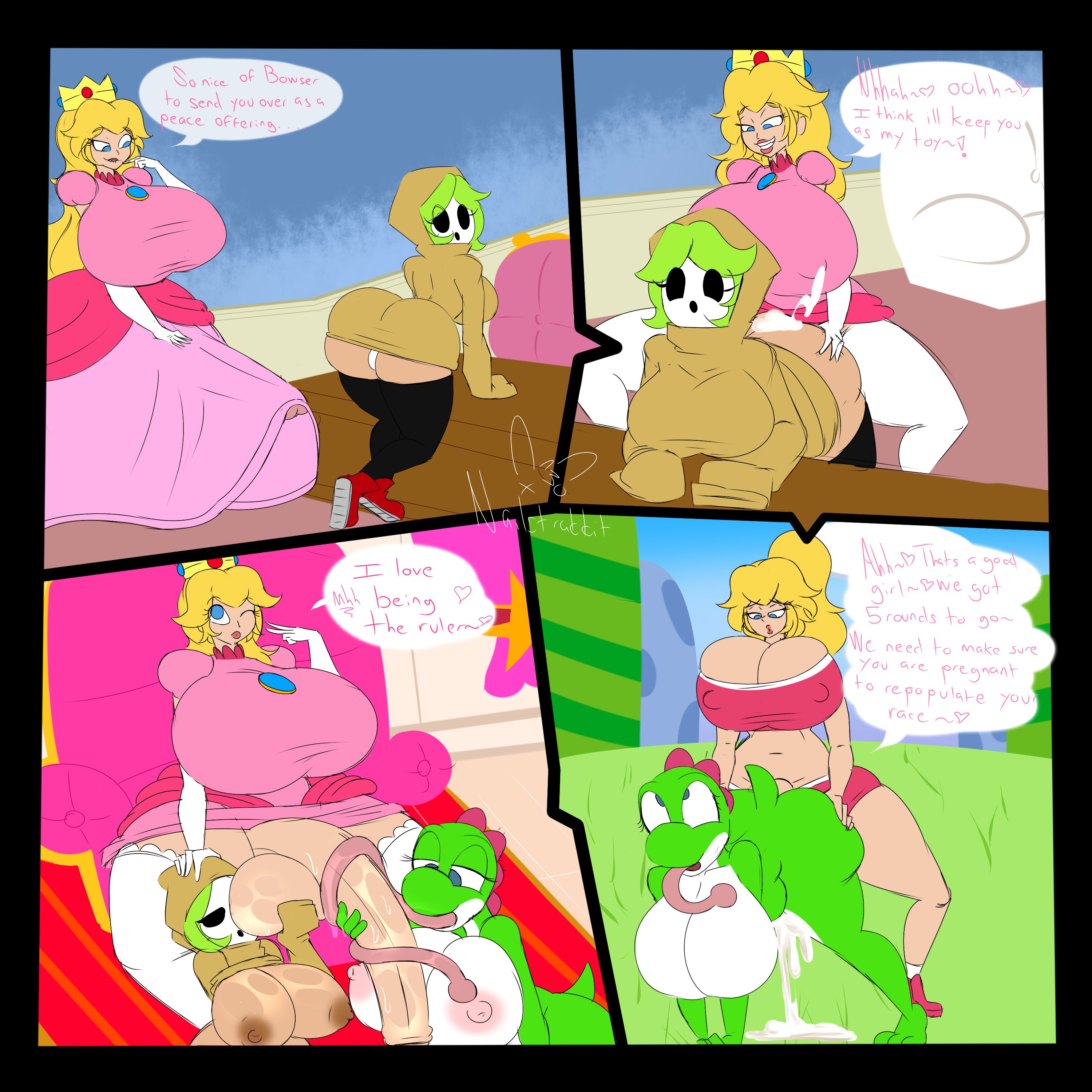 Princess Peach (Mario (Series)) Rule 34 Image