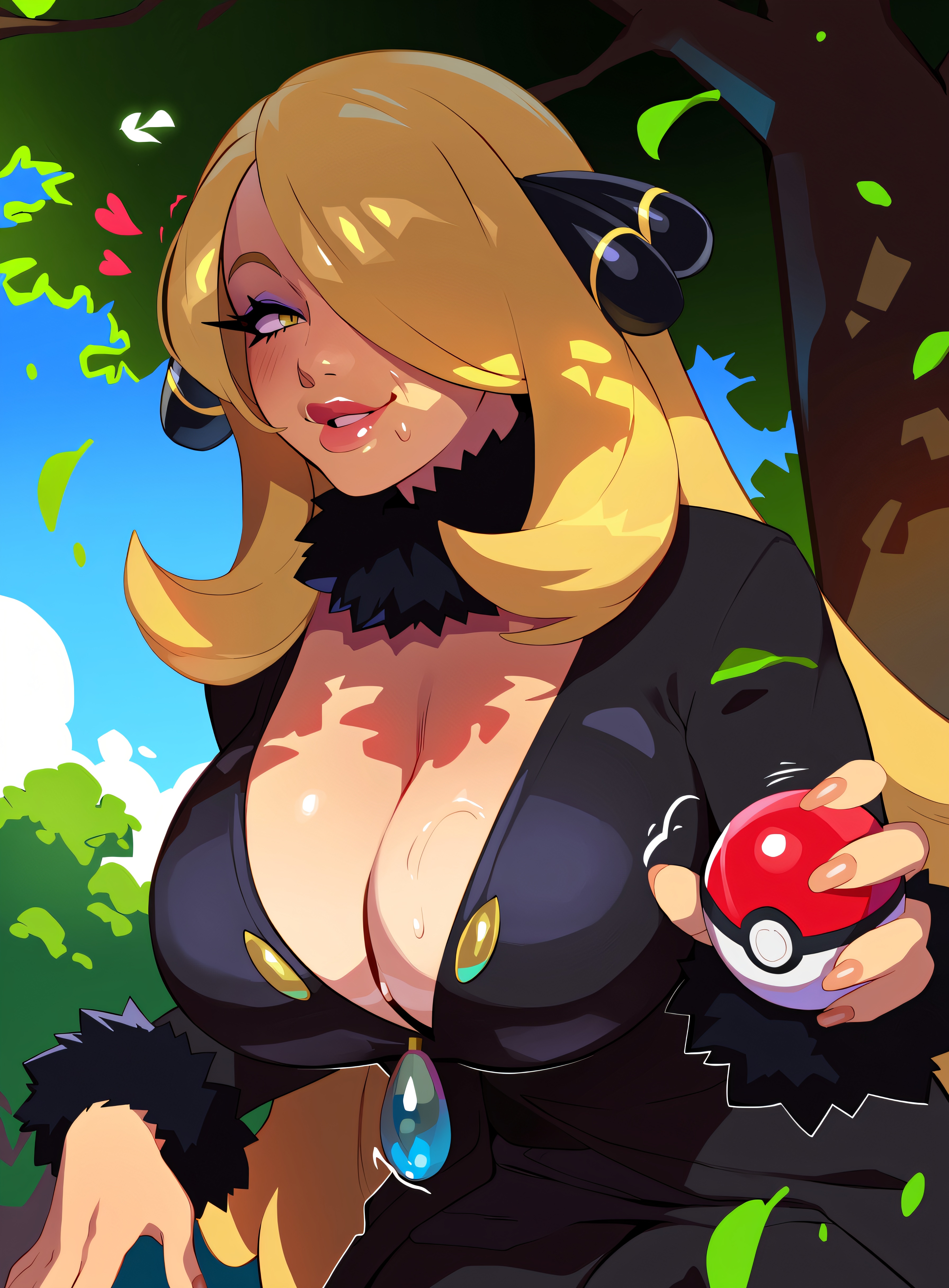 Cynthia (Pokemon) Rule 34 Image