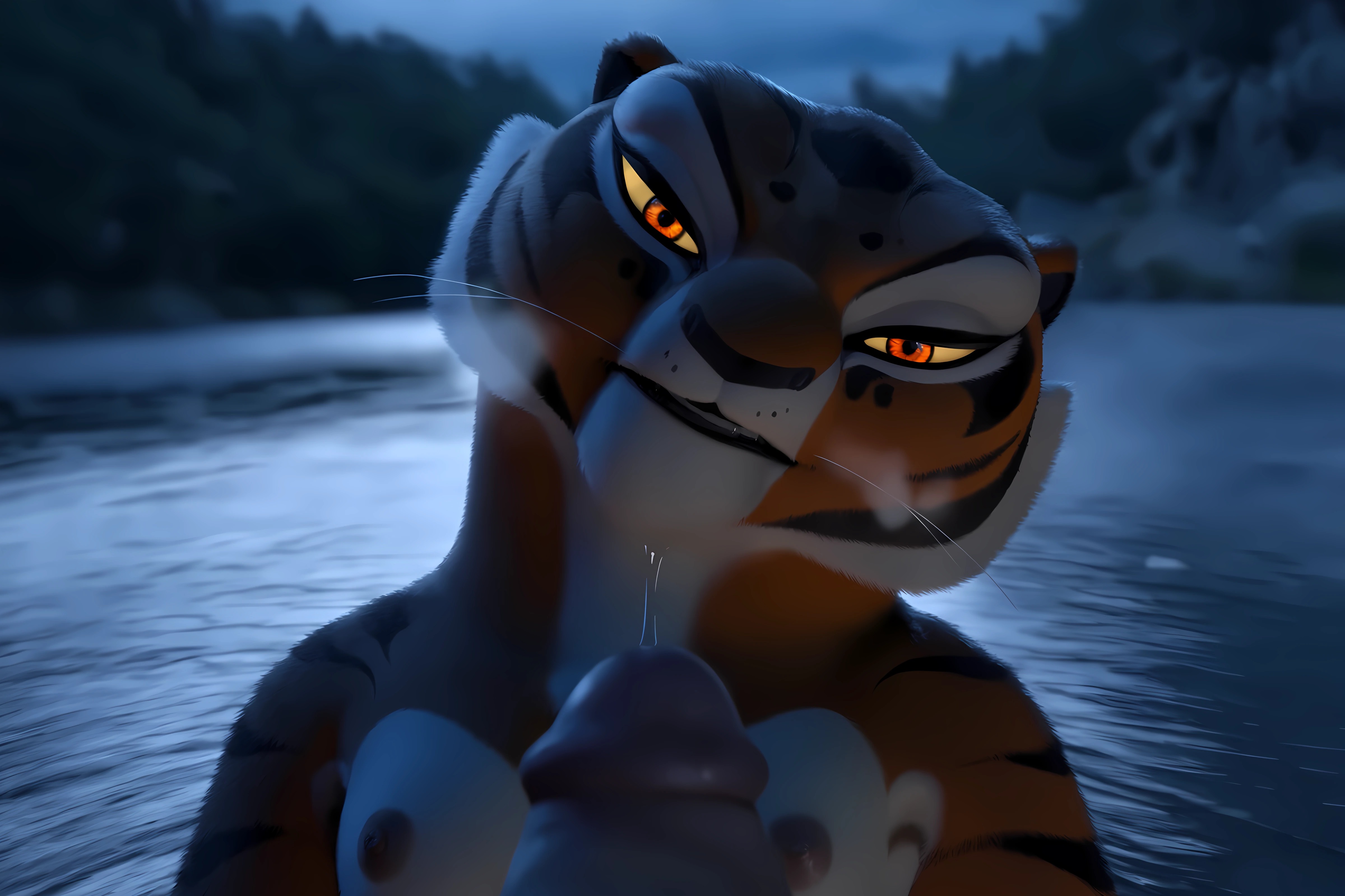 Master Tigress (Kung Fu Panda) Rule 34 Image